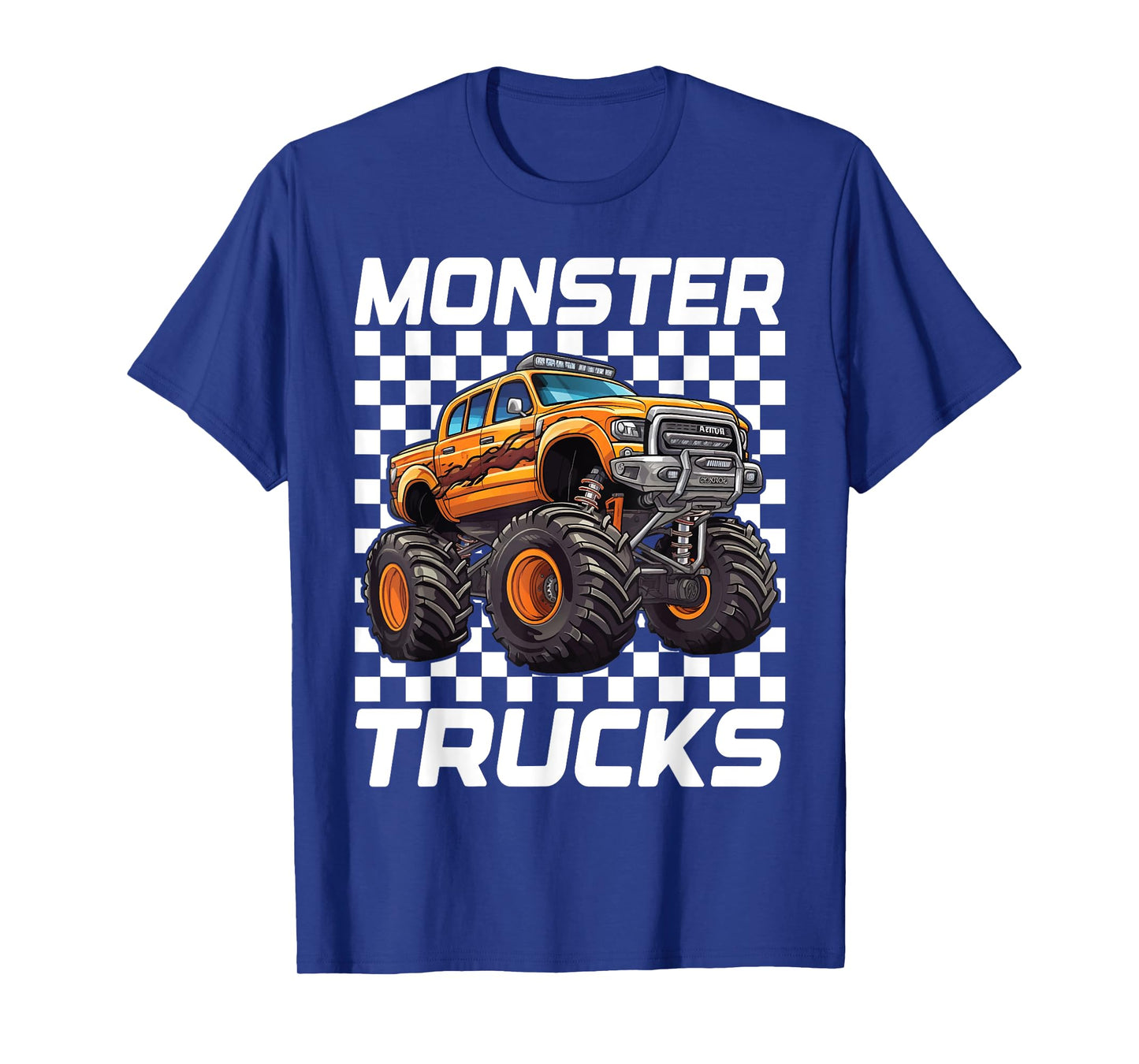 Monster Truck for Toddlers, Kids Monster Truck Retro Vintage T-Shirt