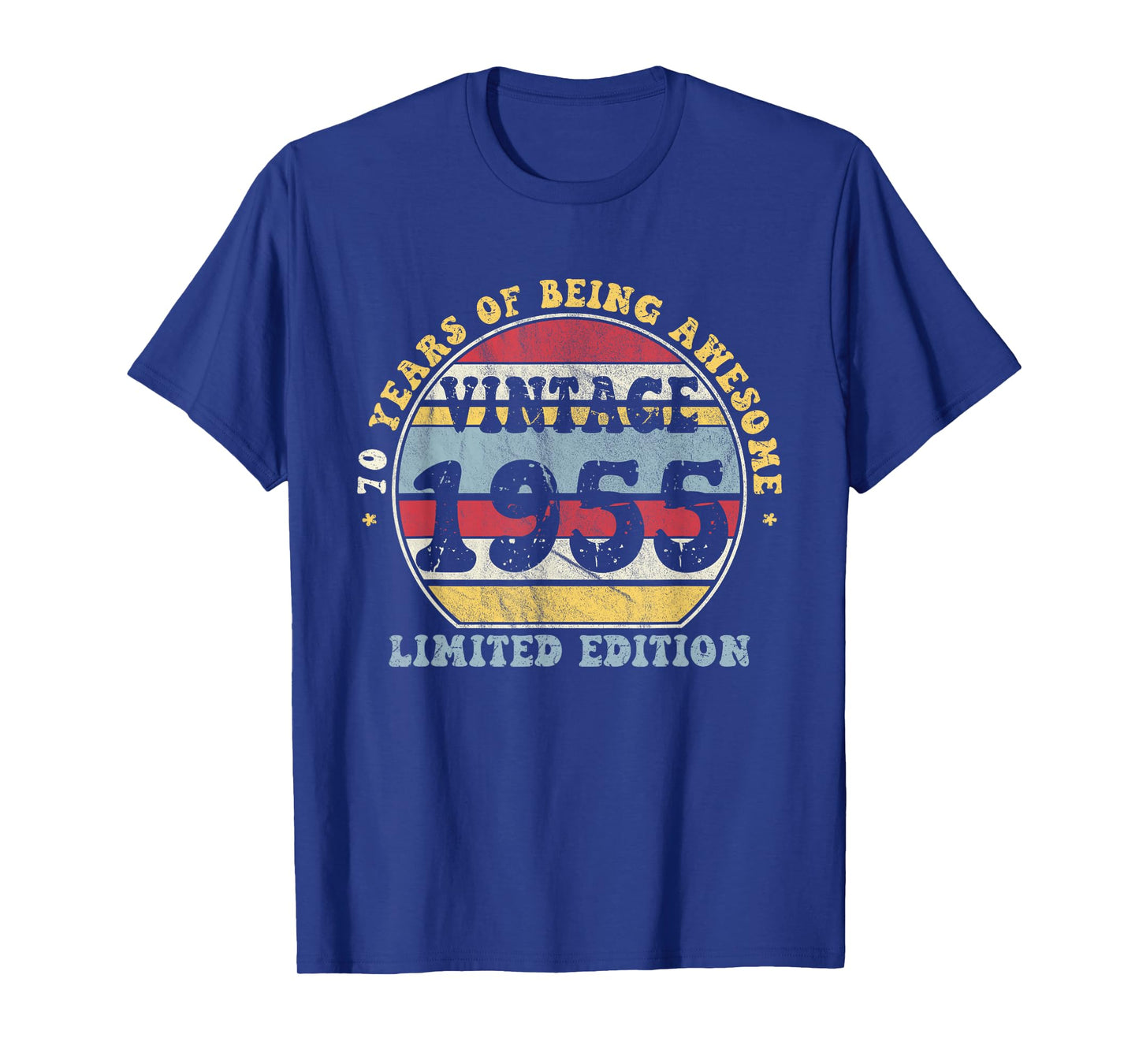 Vintage 1955 Limited Edition 70-Year-Old Gifts 70th Birthday T-Shirt