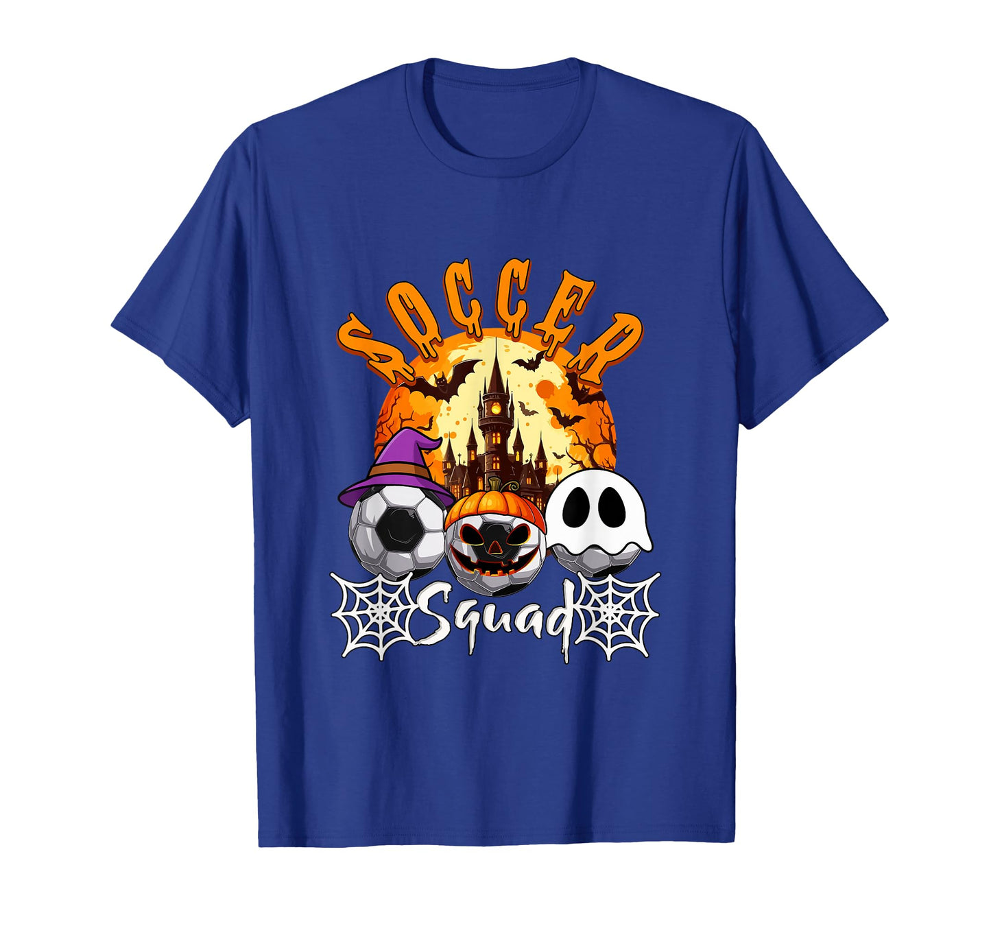 Soccer Squad Halloween Three Horror Balls Costume Player T-Shirt