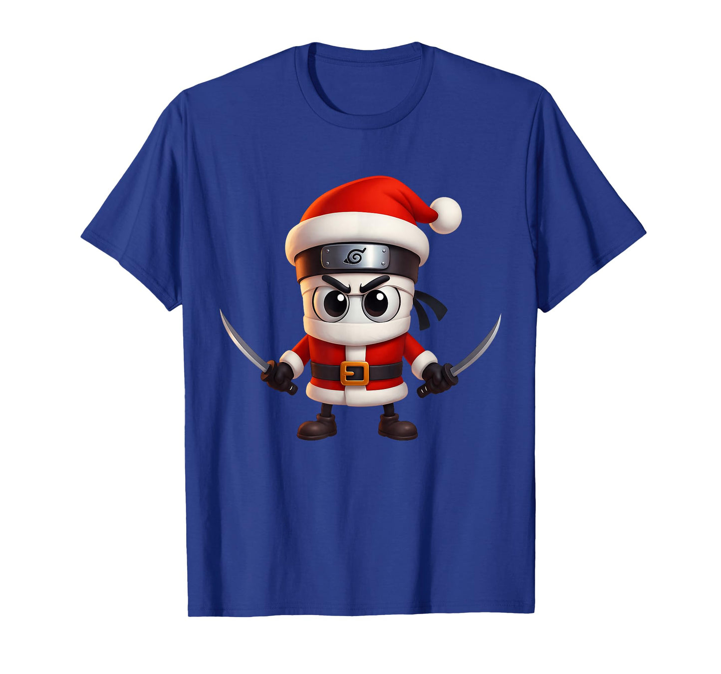 Brainrot Santa Claus Funny Christmas AI Generated Meme Kids T-Shirt