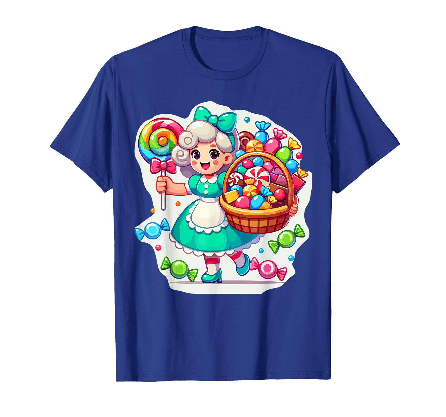 Giant Candy Land Game Crew Candy Land Costumes Adult Women T-Shirt