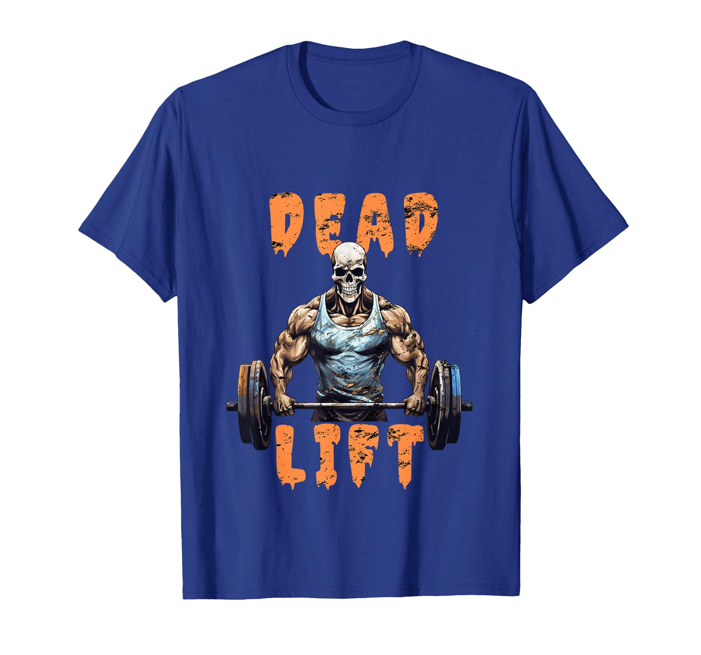 Deadlift Skeleton Gym Lifting Weights Training - Halloween T-Shirt
