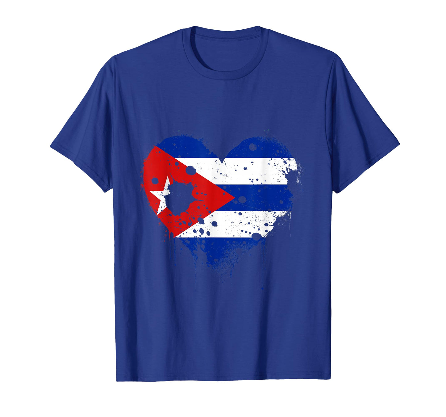 Cuba Vintage Cuban Flag Heart Cuban Roots Cuban Pride T-Shirt