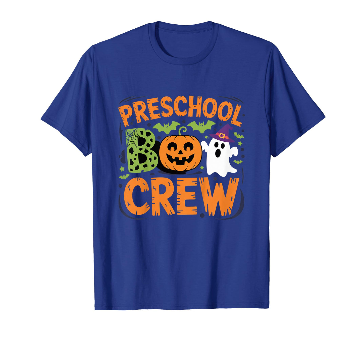 Preschool Boo Crew Halloween Matching Outfit Kids Teachers T-Shirt