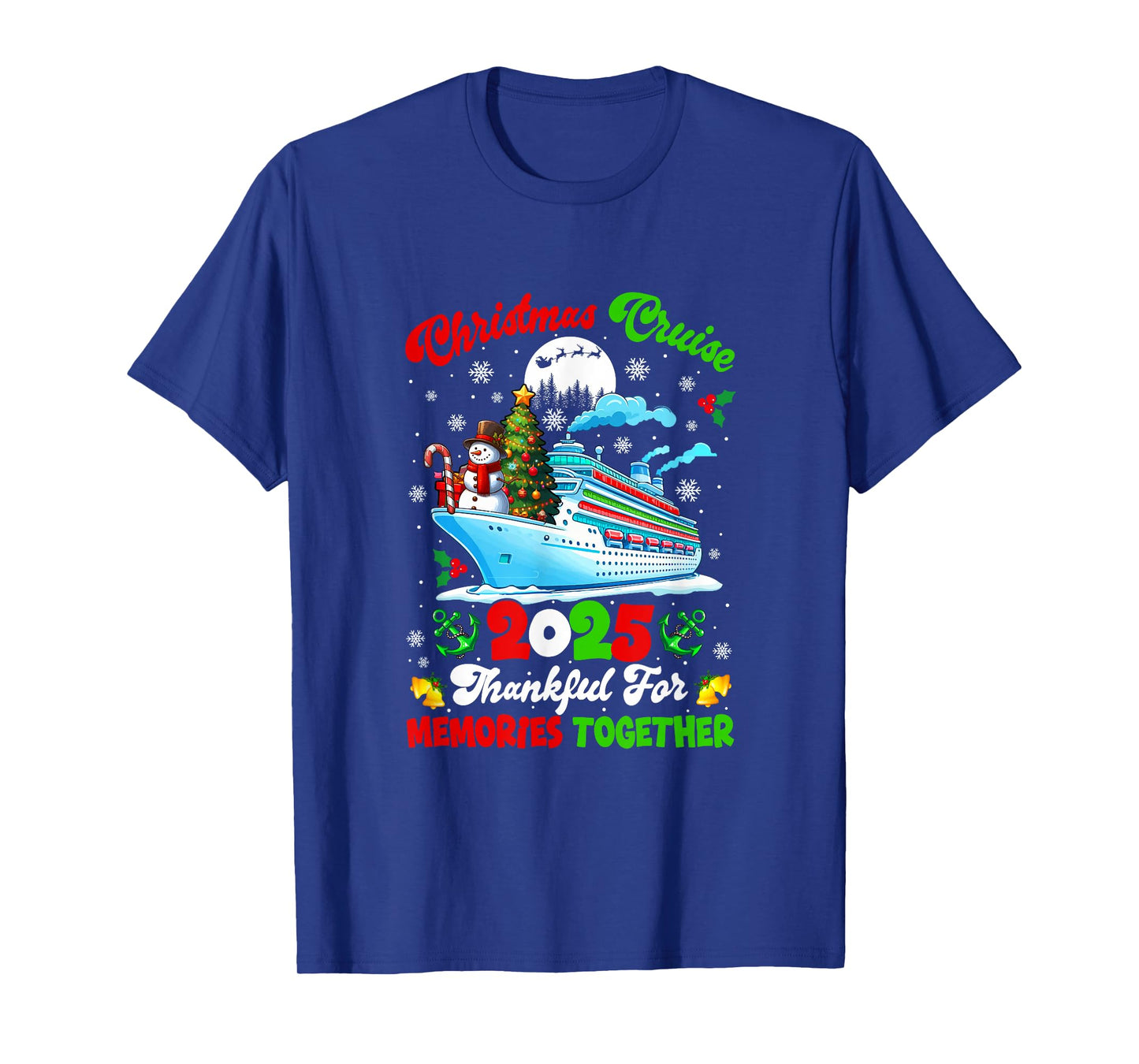 Cruise 2025 Christmas Together Thankful for Memories T-Shirt
