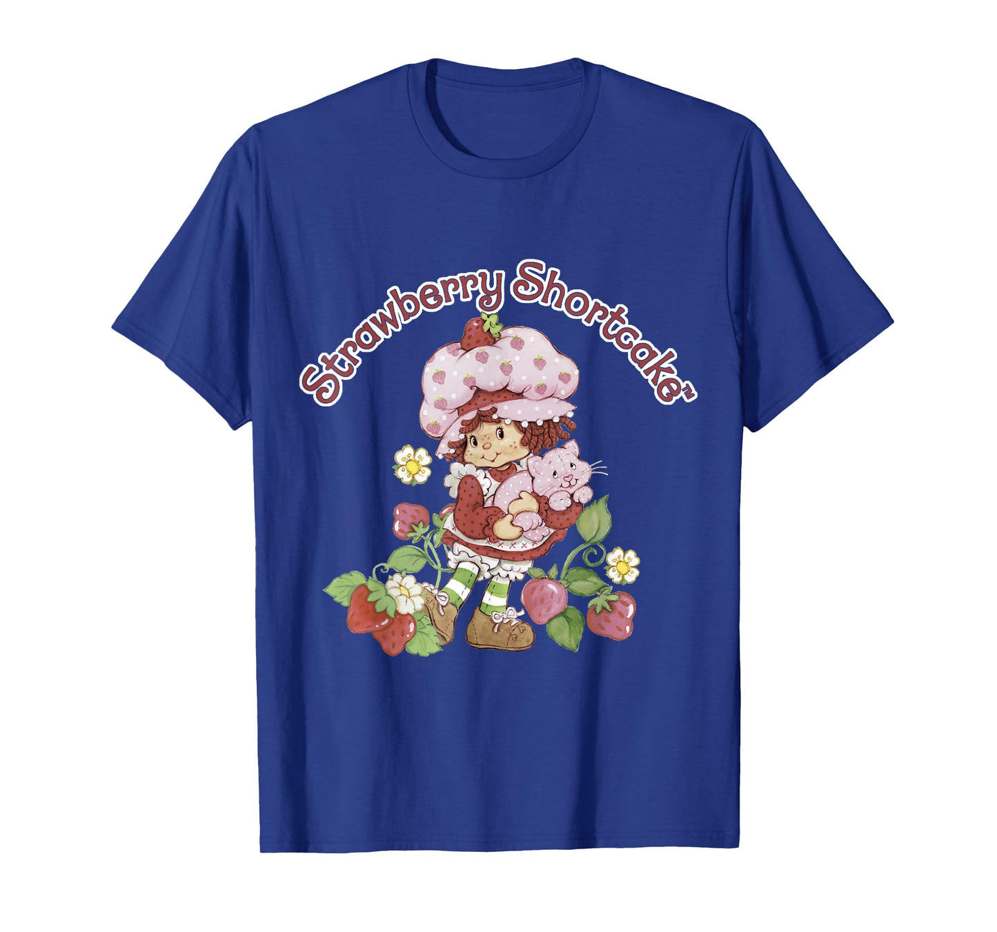 Strawberry Shortcake & Custard Berry Cute Vintage T-Shirt