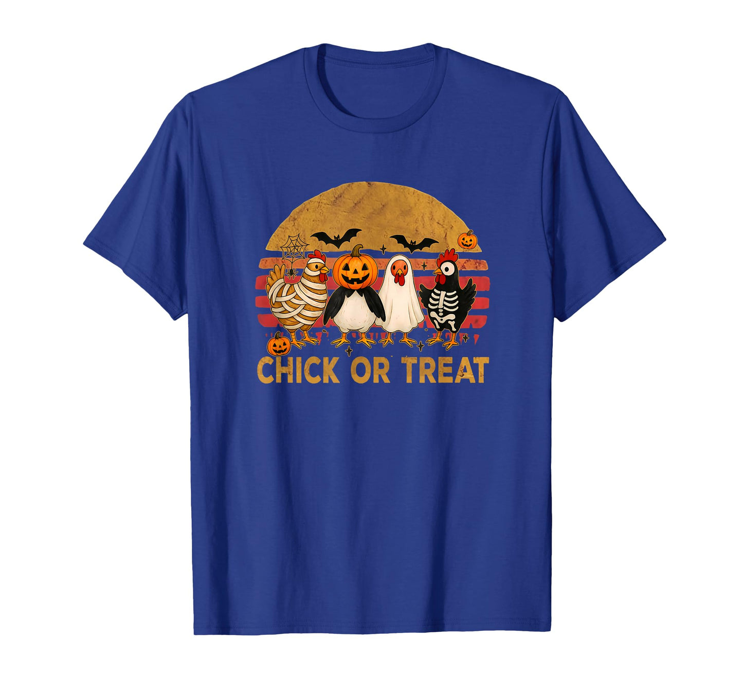 Chick Or Treat Halloween Witch Spooky Chicken T-Shirt