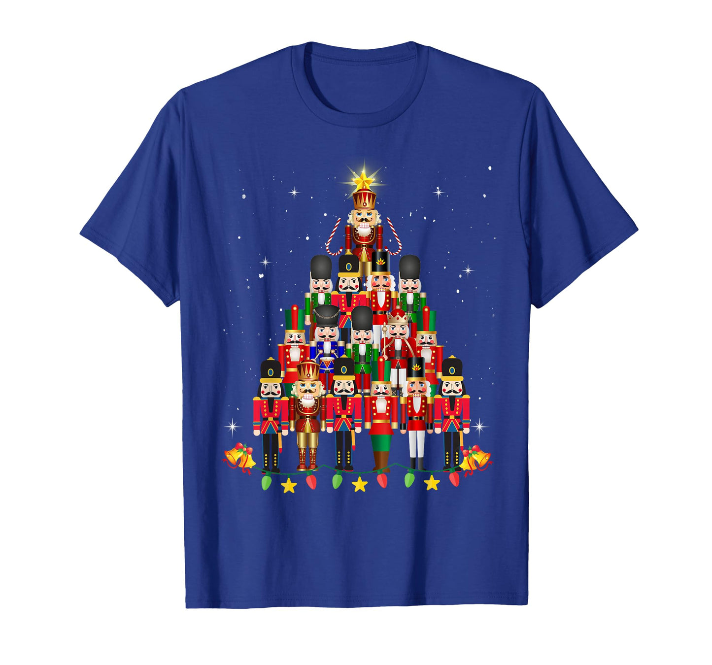 Loudest Nutcracker Group Matching Family Holiday Funny Nutcracker Christmas Tree 2024 Unisex T-Shirt Black Small