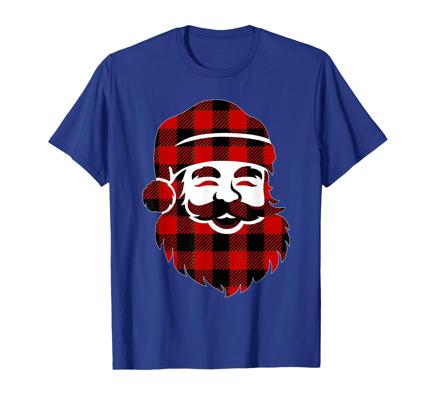 Cute Santa Claus Silhouette Minimalist Christmas T-Shirt