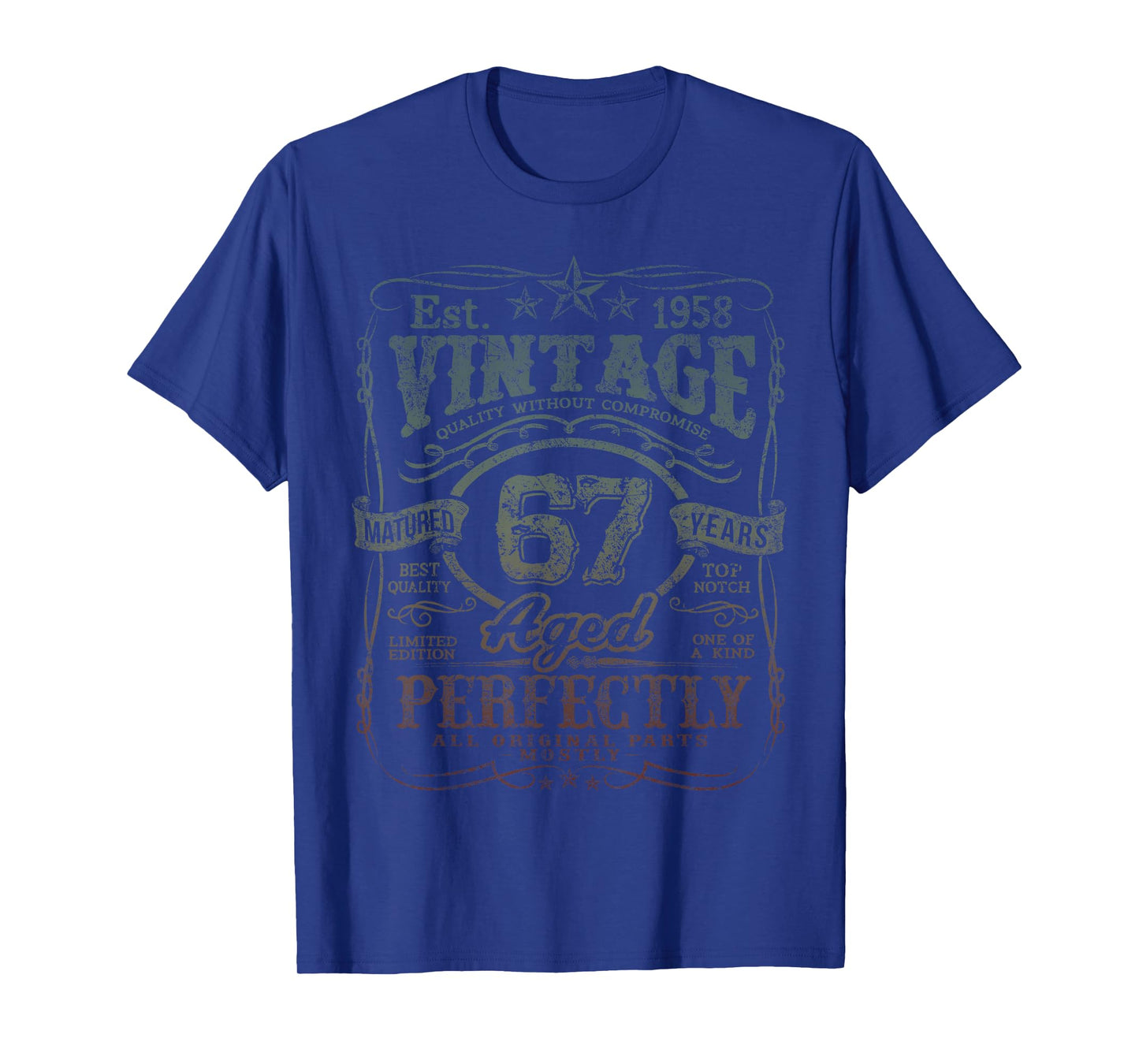 Vintage 1958 Limited Edition Shirt 67 year old 67th Birthday T-Shirt