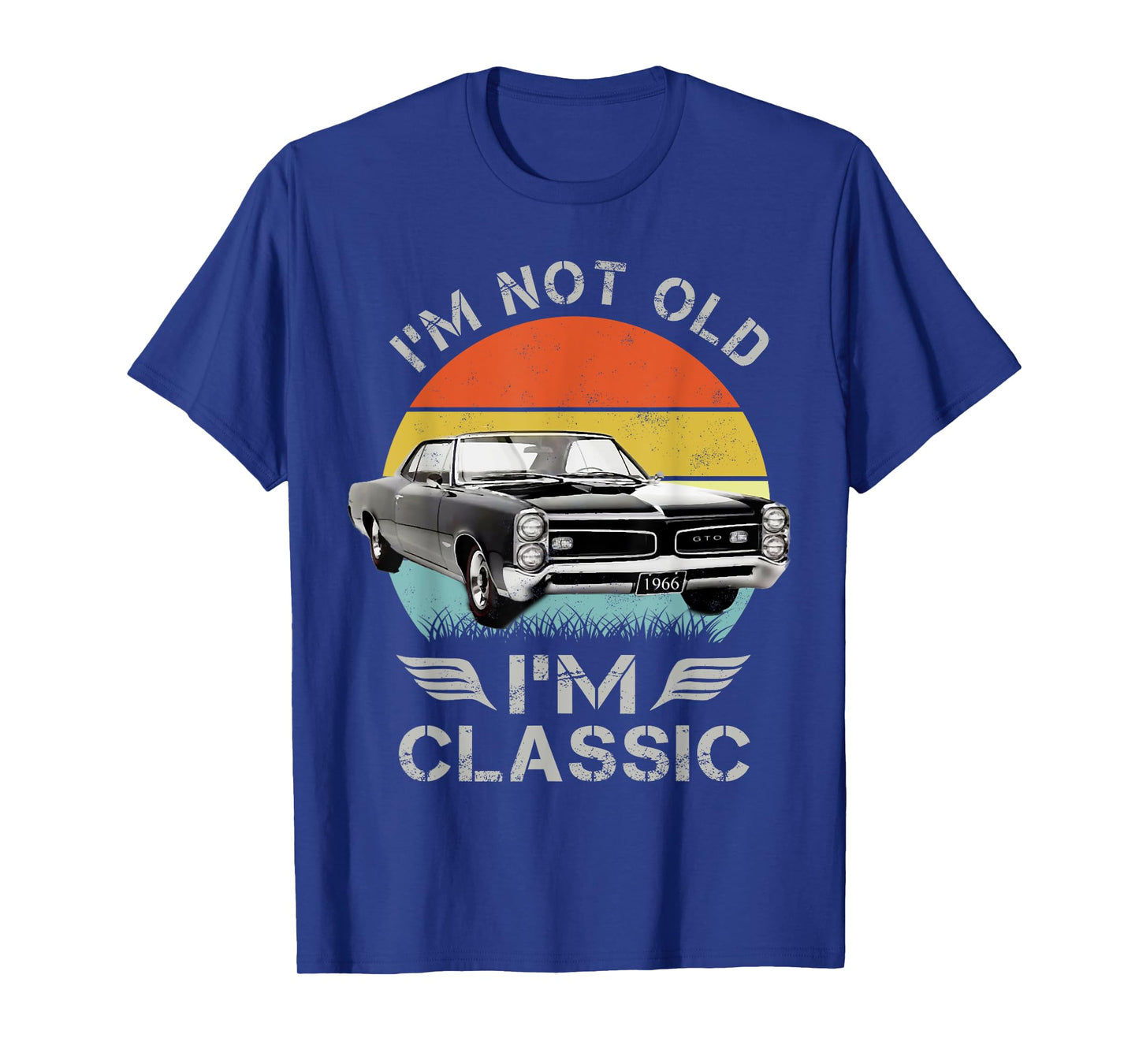 1966 66 GTO Classic Car Old School Muscle Car T-Shirt