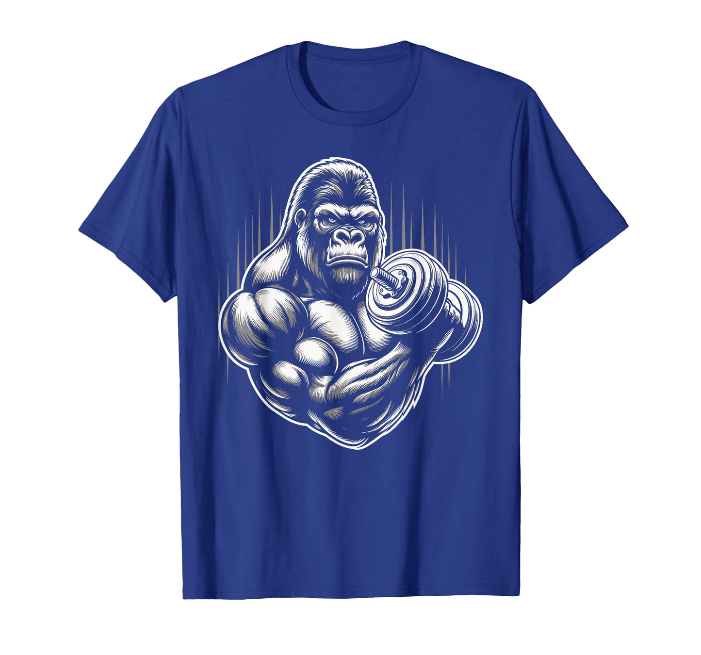 Gorilla Muscle Dumbbell Workout T-Shirt