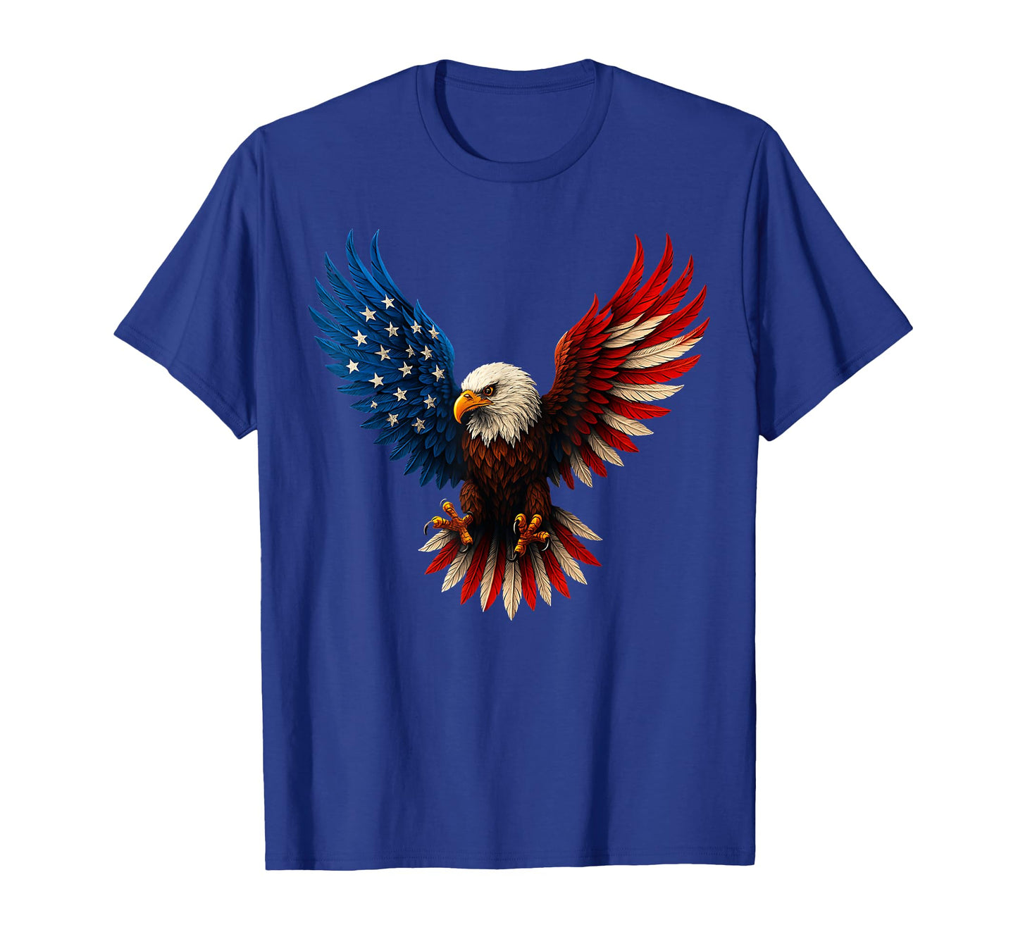 American Flag Bald Eagle Patriotic Eagle 4th of July USA T-Shirt