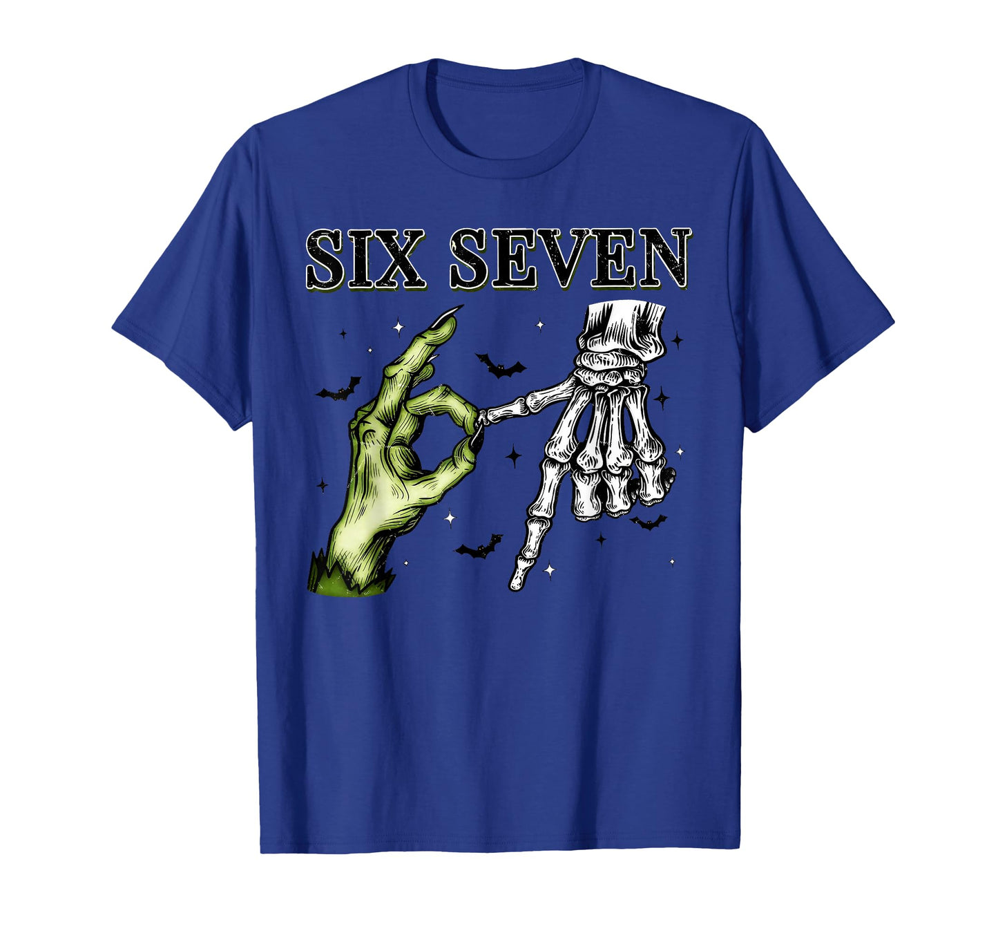 67 Witch Skeleton Hands Sign 67 Meme Halloween Costume Funny T-Shirt