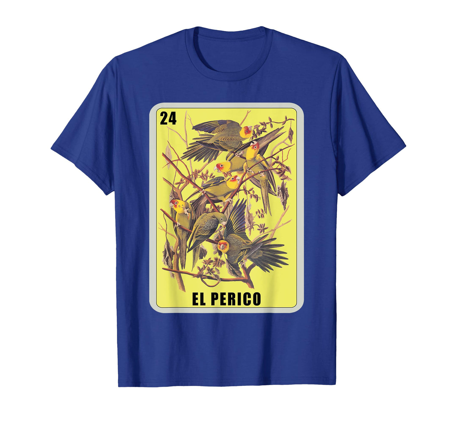 El Perico Card Parakeet Mexican Lottery Card T-Shirt