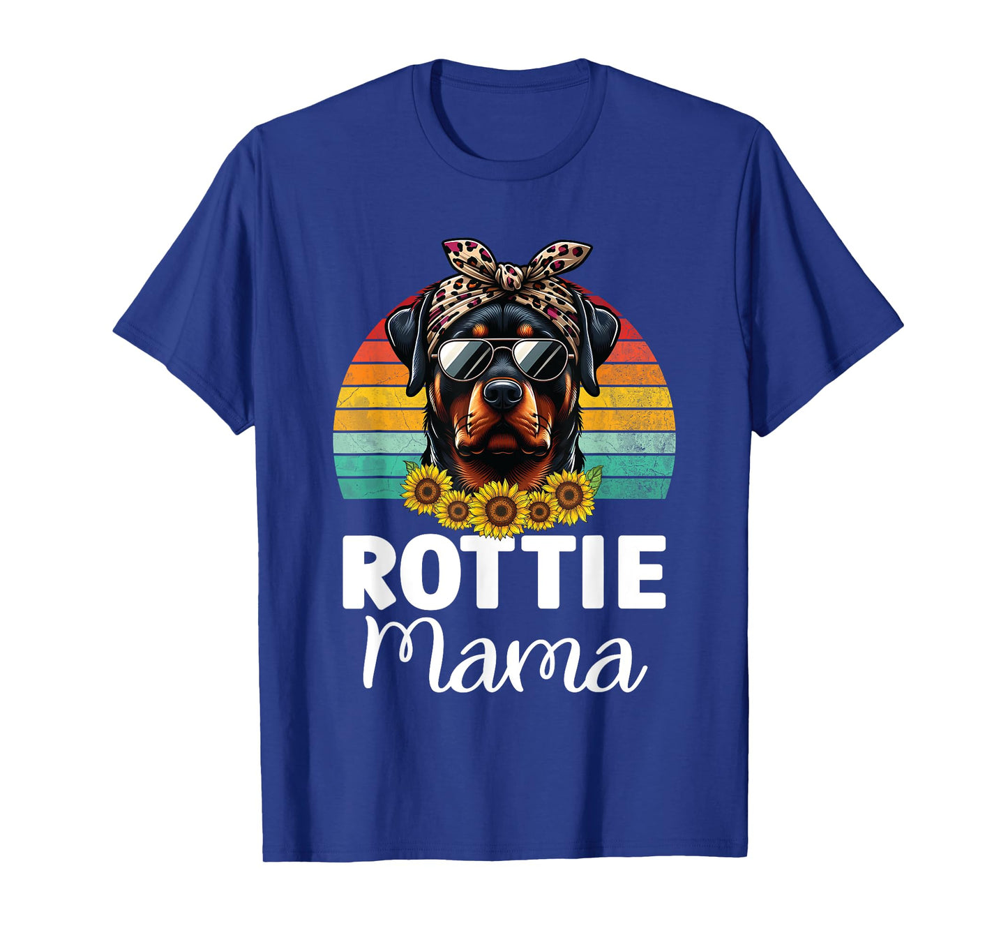 Rottweiler Mom Dog Lovers Rottie Mama Puppy Mother's Day T-Shirt