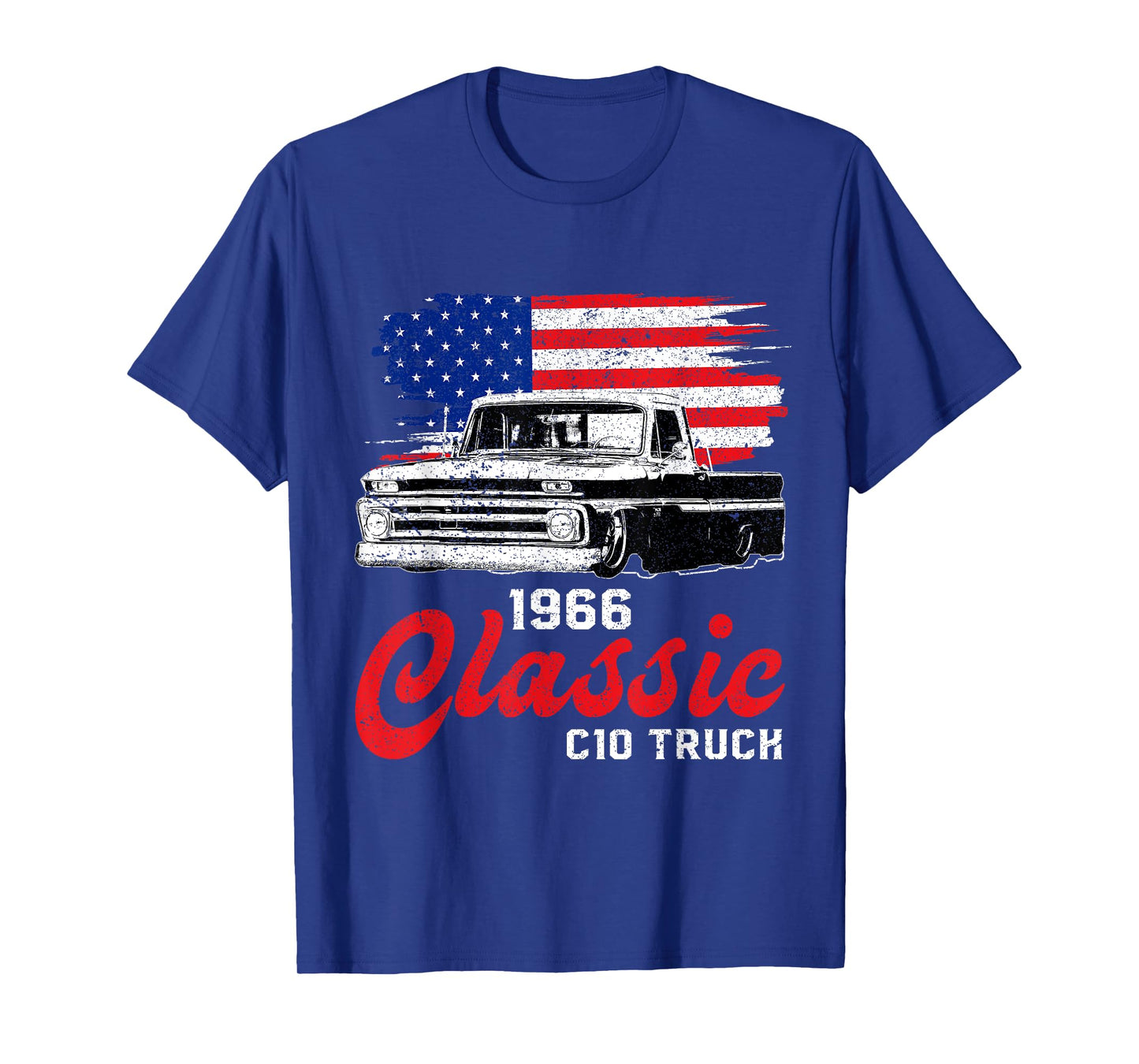 1966 66 c10 truck American Flag T-Shirt