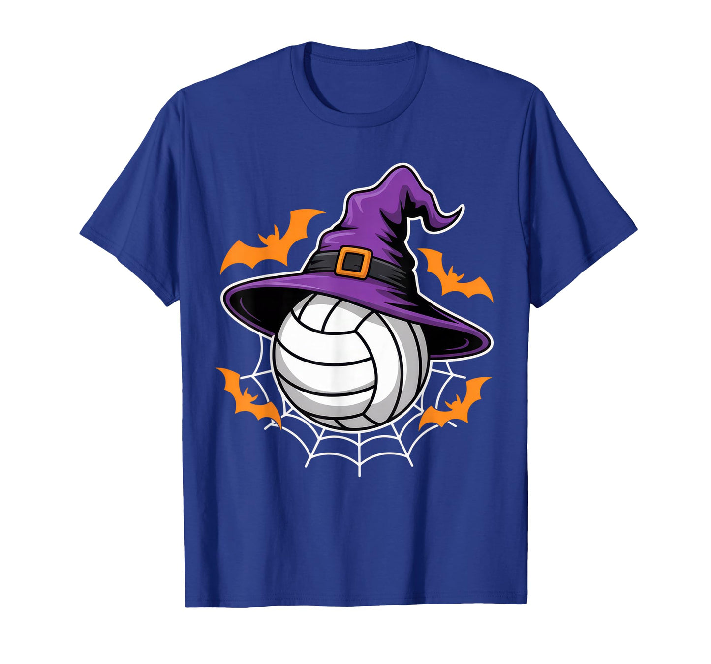 Volleyball Witch Hat Halloween Spooky Fun for Sports Lovers T-Shirt
