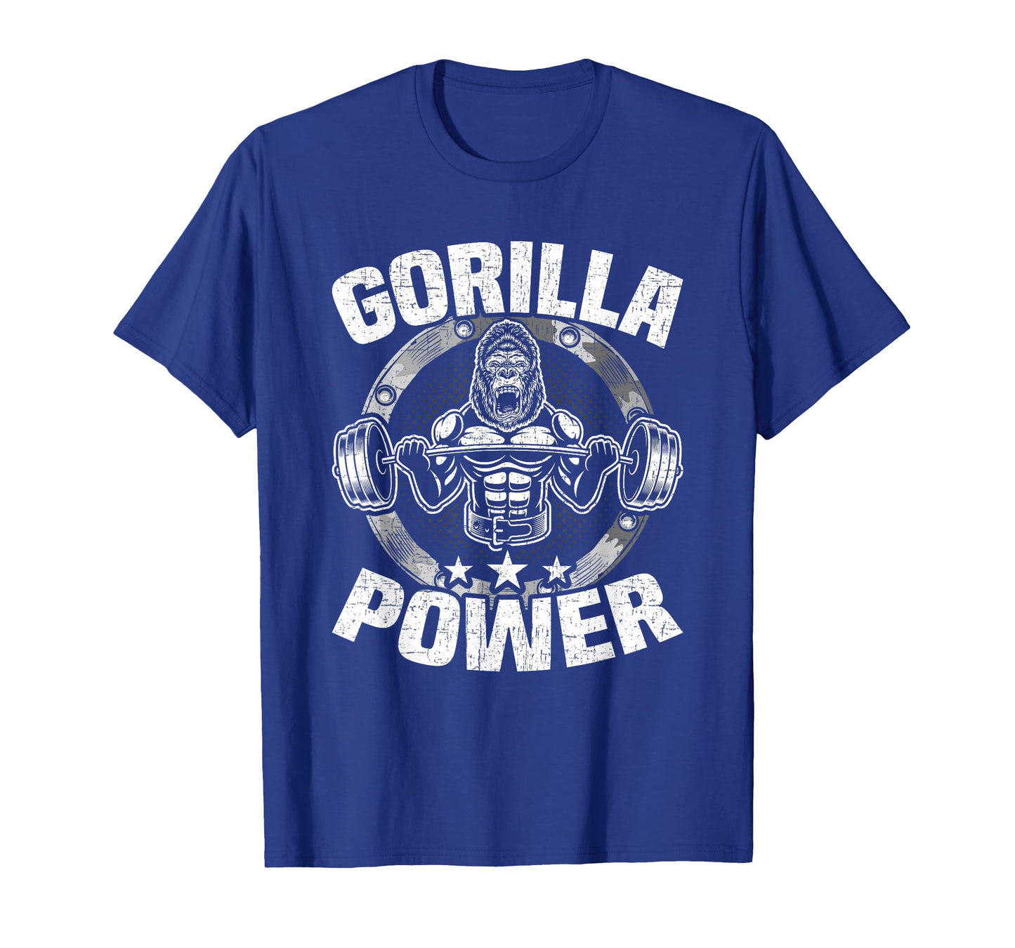 Gorilla Power Bodybuilding Weightlifting Workout T-Shirt