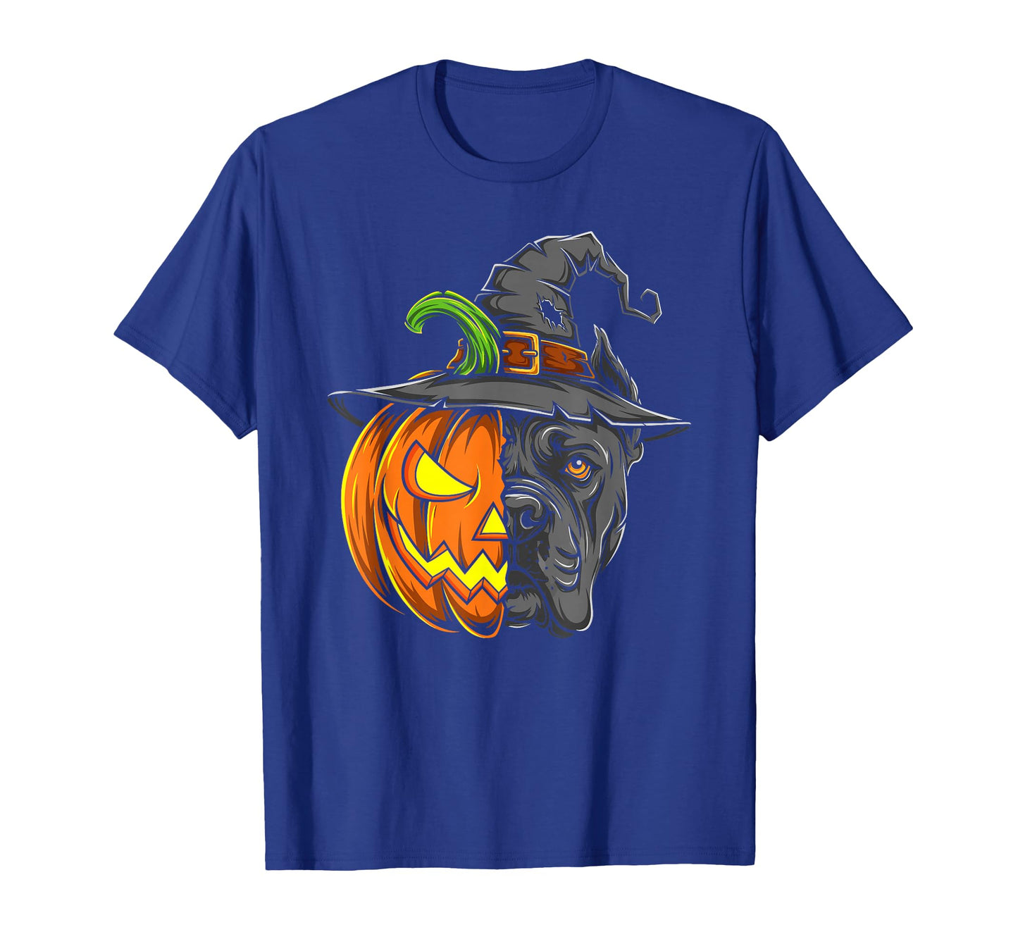 Cane Corso Pumpkin Jack O Lantern Halloween Kids Mens Womens T-Shirt