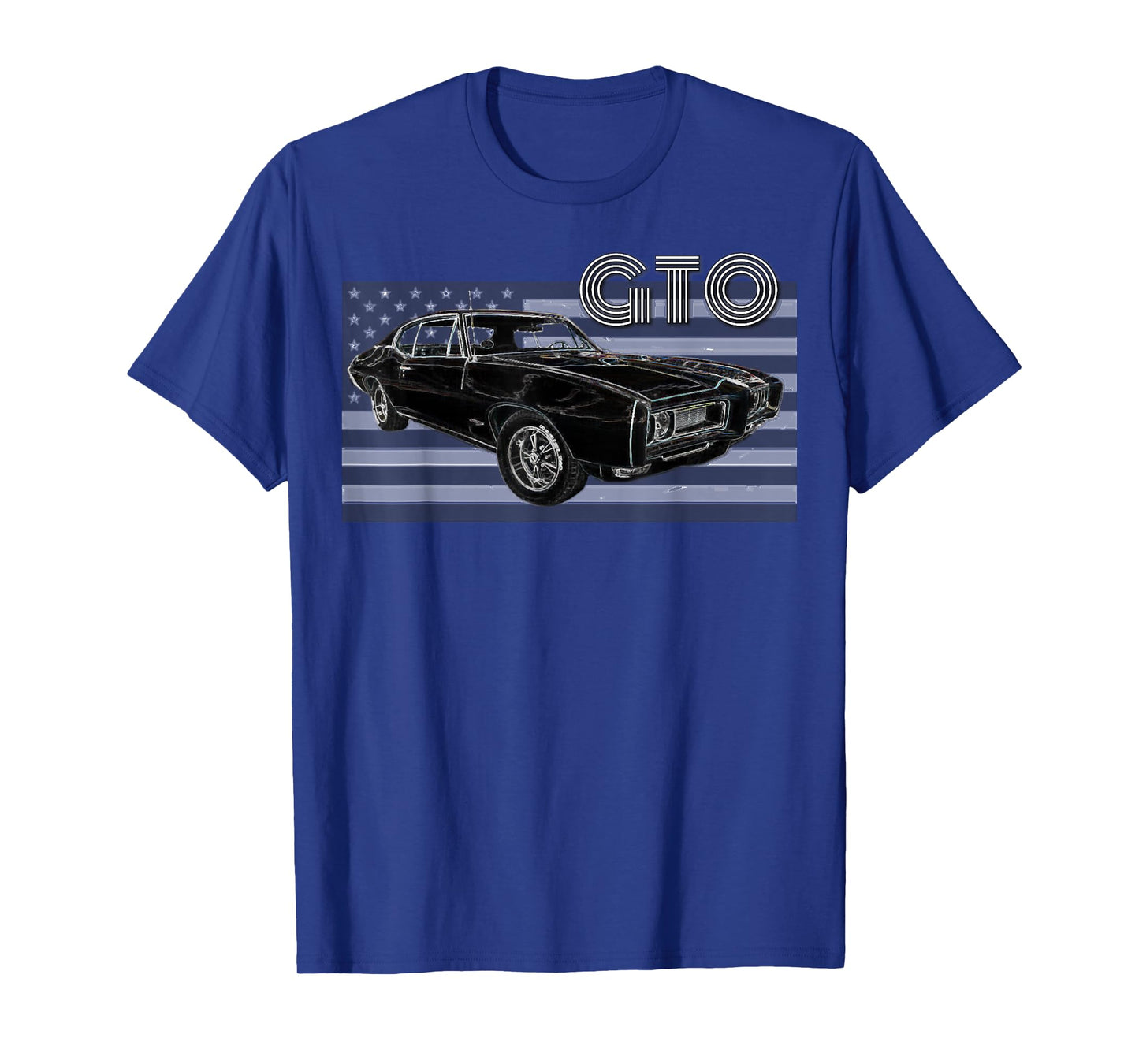 1968 1967 1965 GTO Classic Car Old School Muscle Car 64 70 T-Shirt