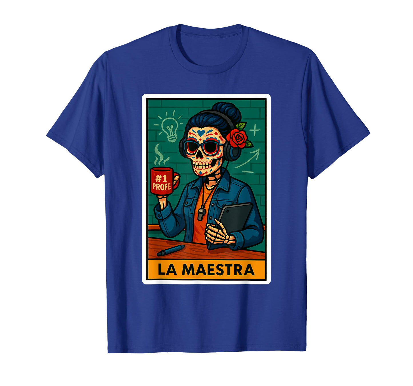La Maestra | Spanish-Mexican Bingo Card Funny Gifts T-Shirt