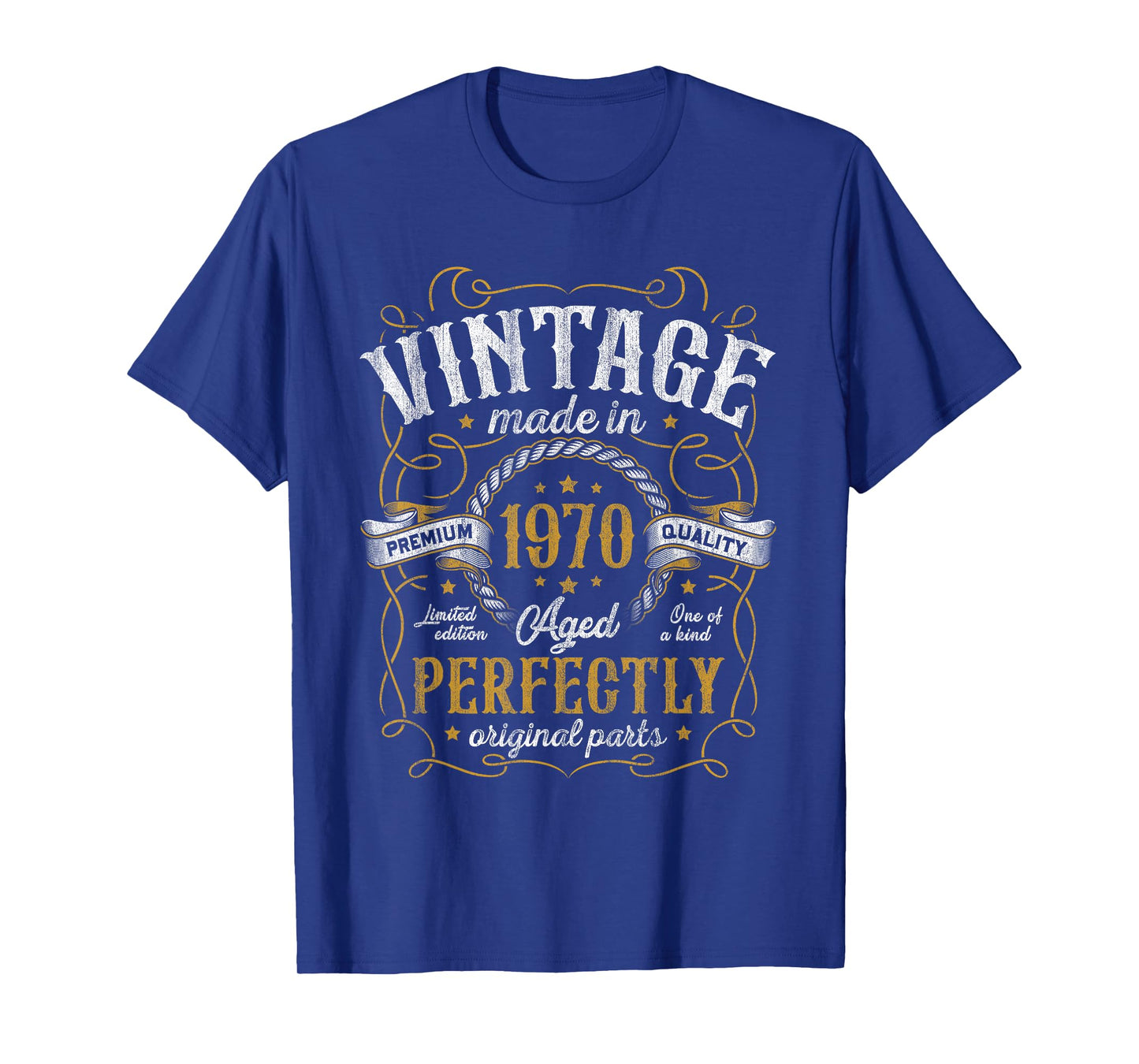 Vintage Made In 1970 55th Birthday Gifts Men 55 Years Old T-Shirt