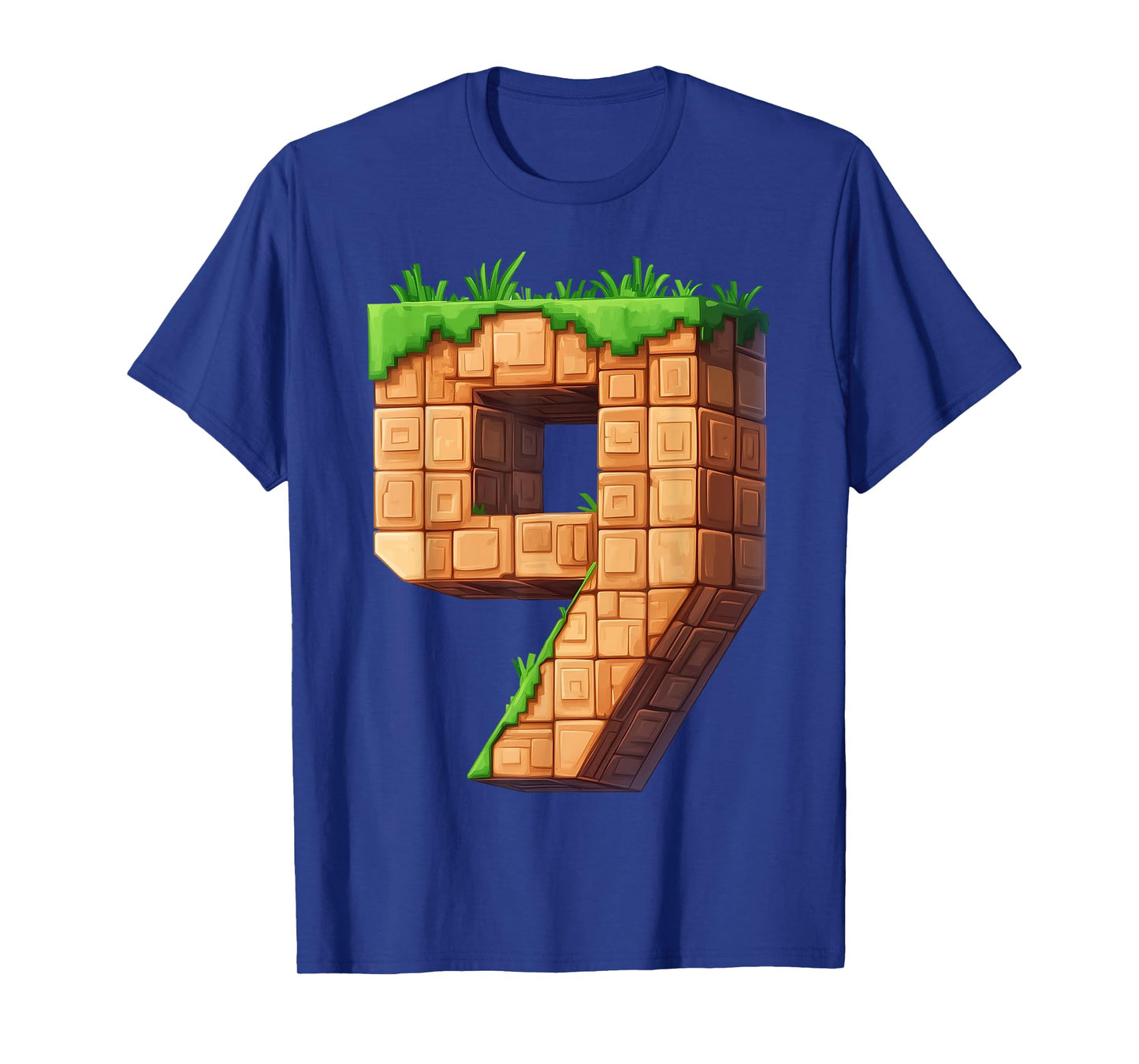 Fun 9th Birthday Number 9 Video Gamer Pixel Themed Bday Boys T-Shirt