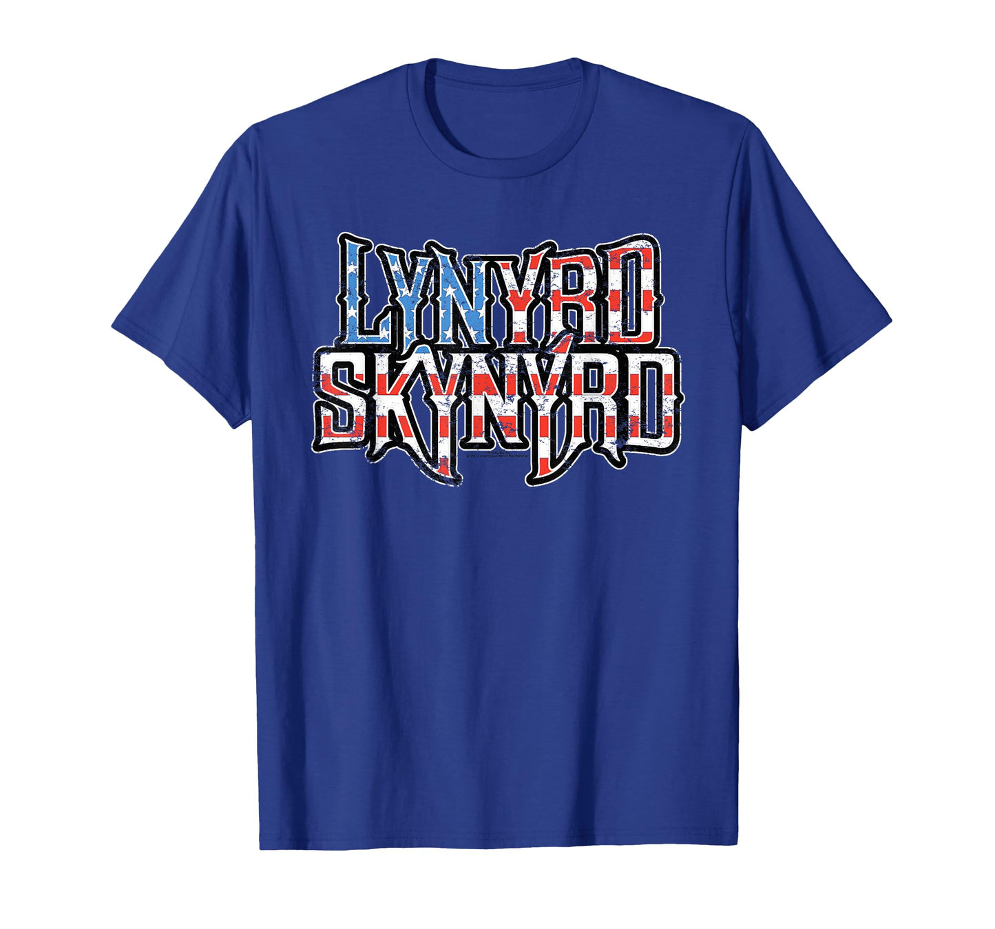 Lynyrd Skynyrd Flag Logo USA Stars Stripes Southern Gifts T-Shirt