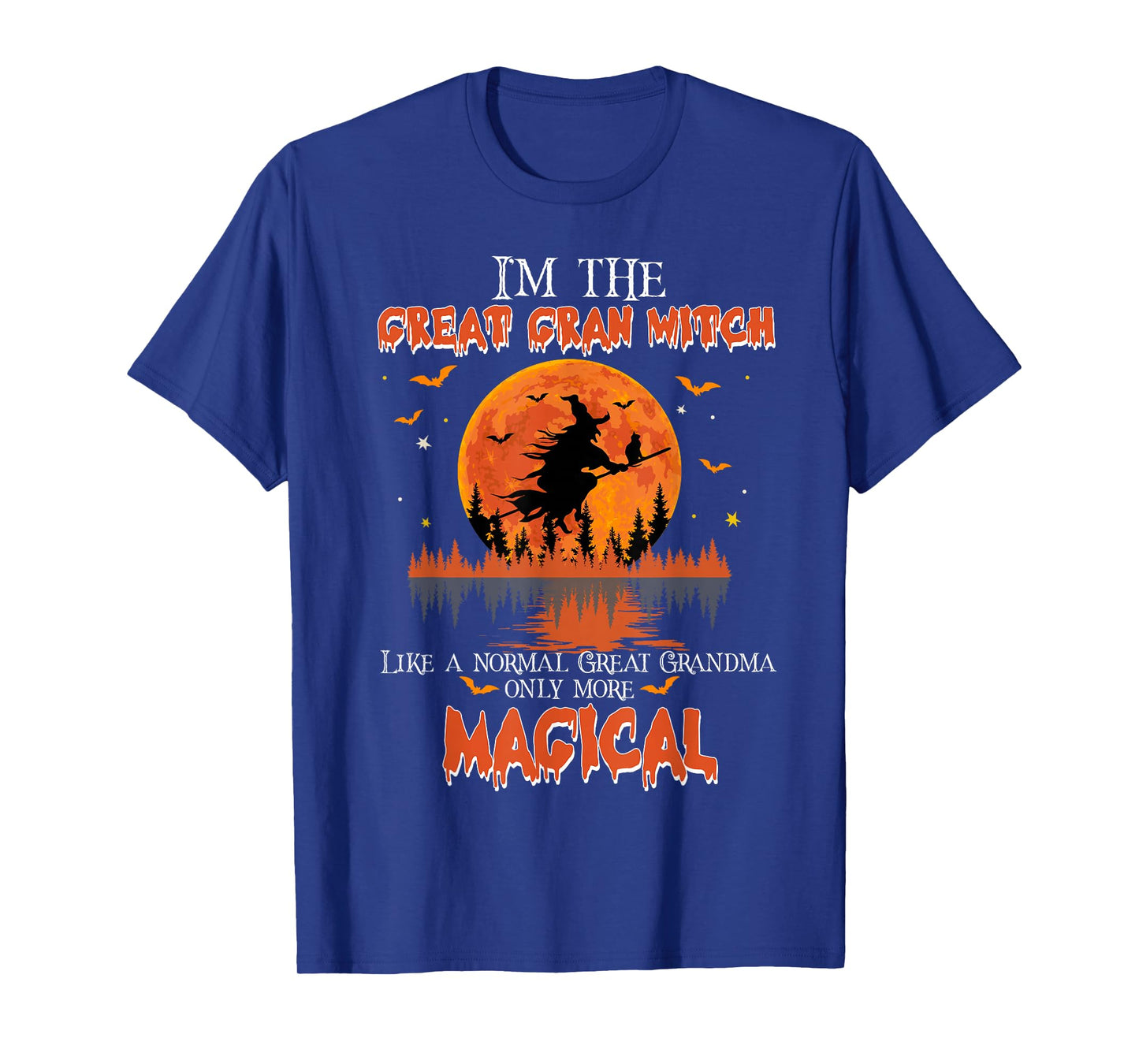 I'm The Great Gran Witch Halloween Great Grandma T-Shirt