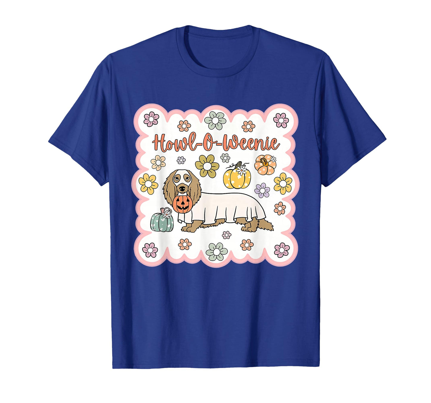 Dachshund Happy Halloweiner Funny Halloween Dogs Lover T-Shirt