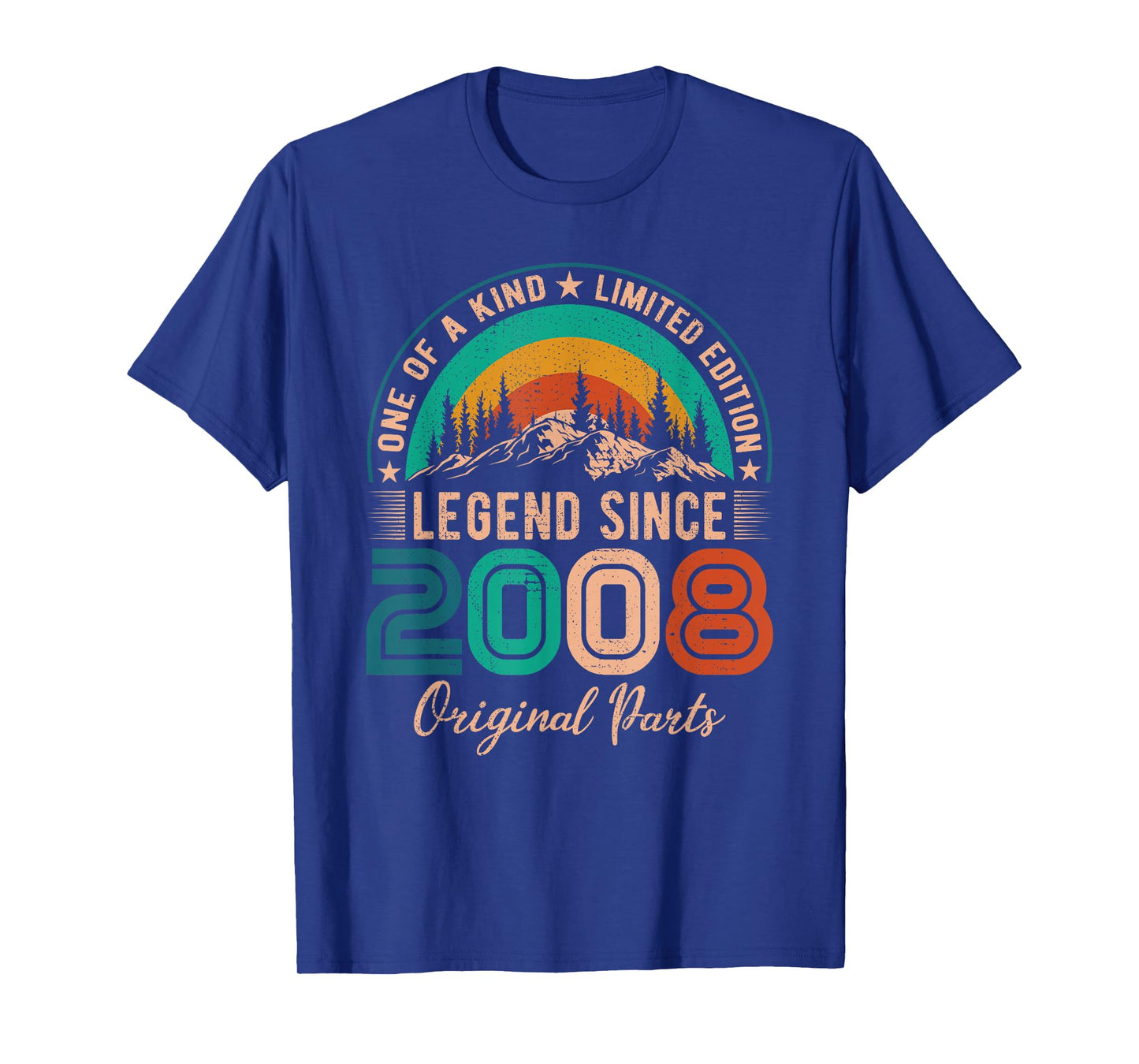 Legend Since 2008 Birthday Retro Born in 2008 T-Shirt