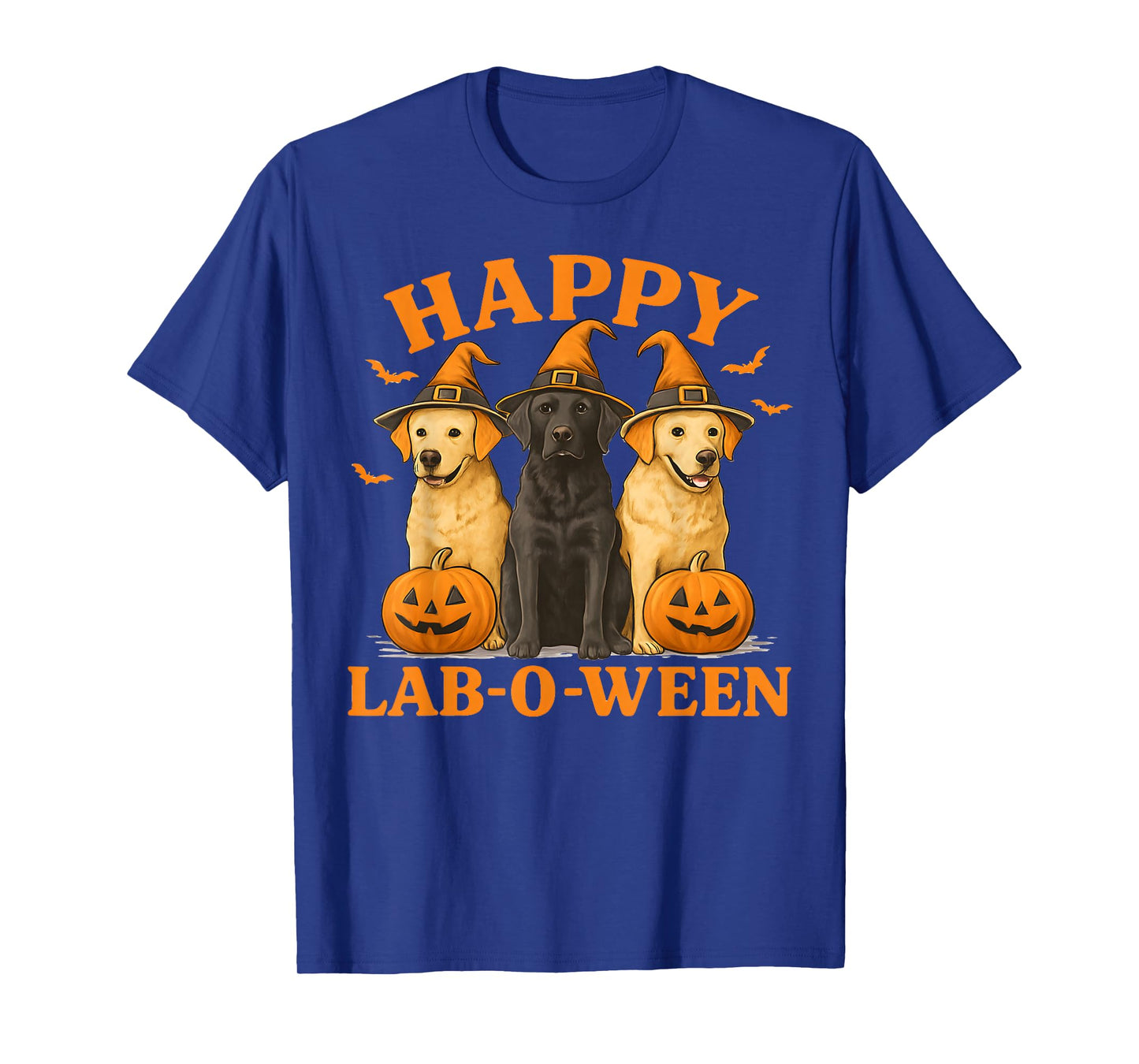 Happy Lab-O-Ween Labrador Halloween Dog Lover Design T-Shirt