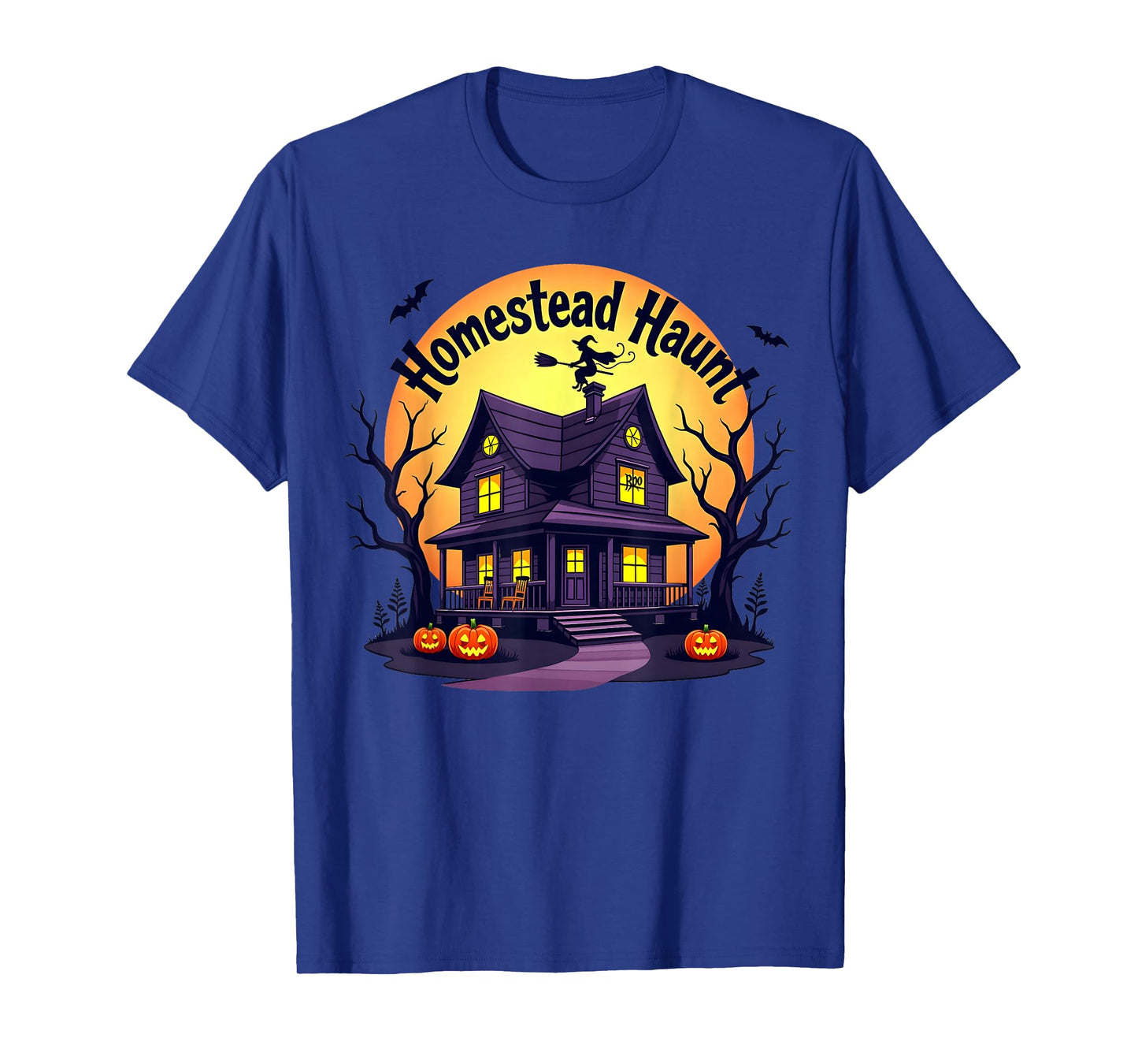 Halloween Family Homestead Haunt Spooky House Decor T-Shirt