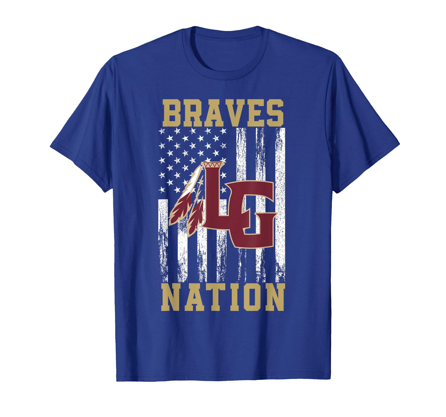 Lake Gibson Braves Logo Nation HS T-Shirt