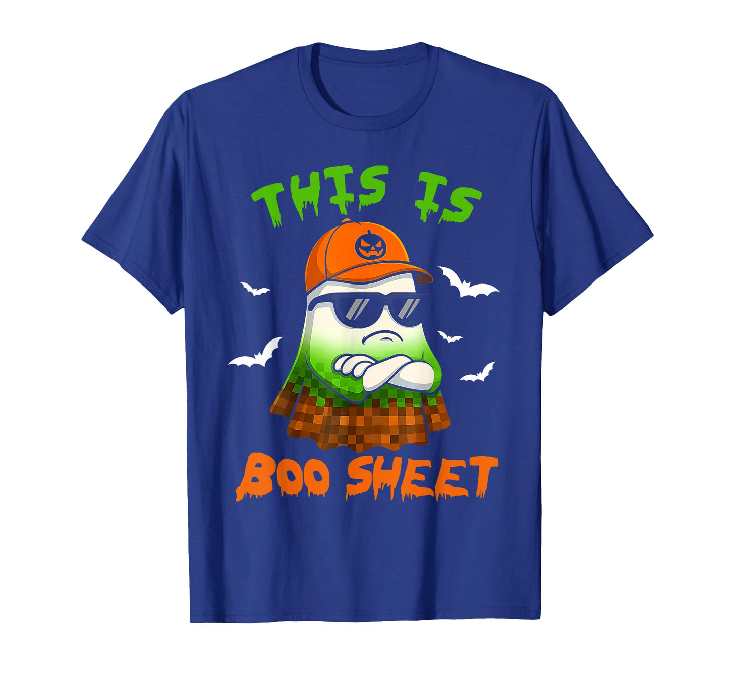 This is Boo Sheet Ghost Retro Halloween Costume Men Women T-Shirt