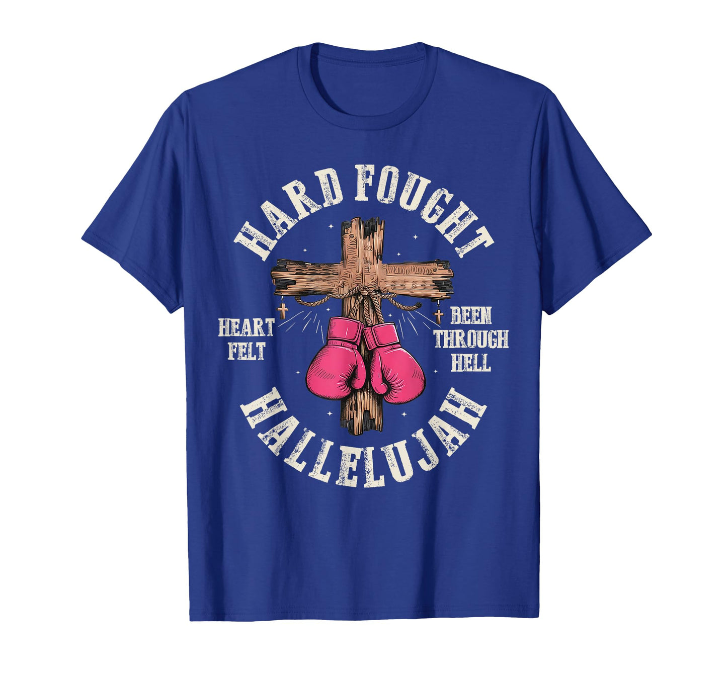 Brandon Hard Fought Hallelujah Praise Jesus Lake Men Women T-Shirt