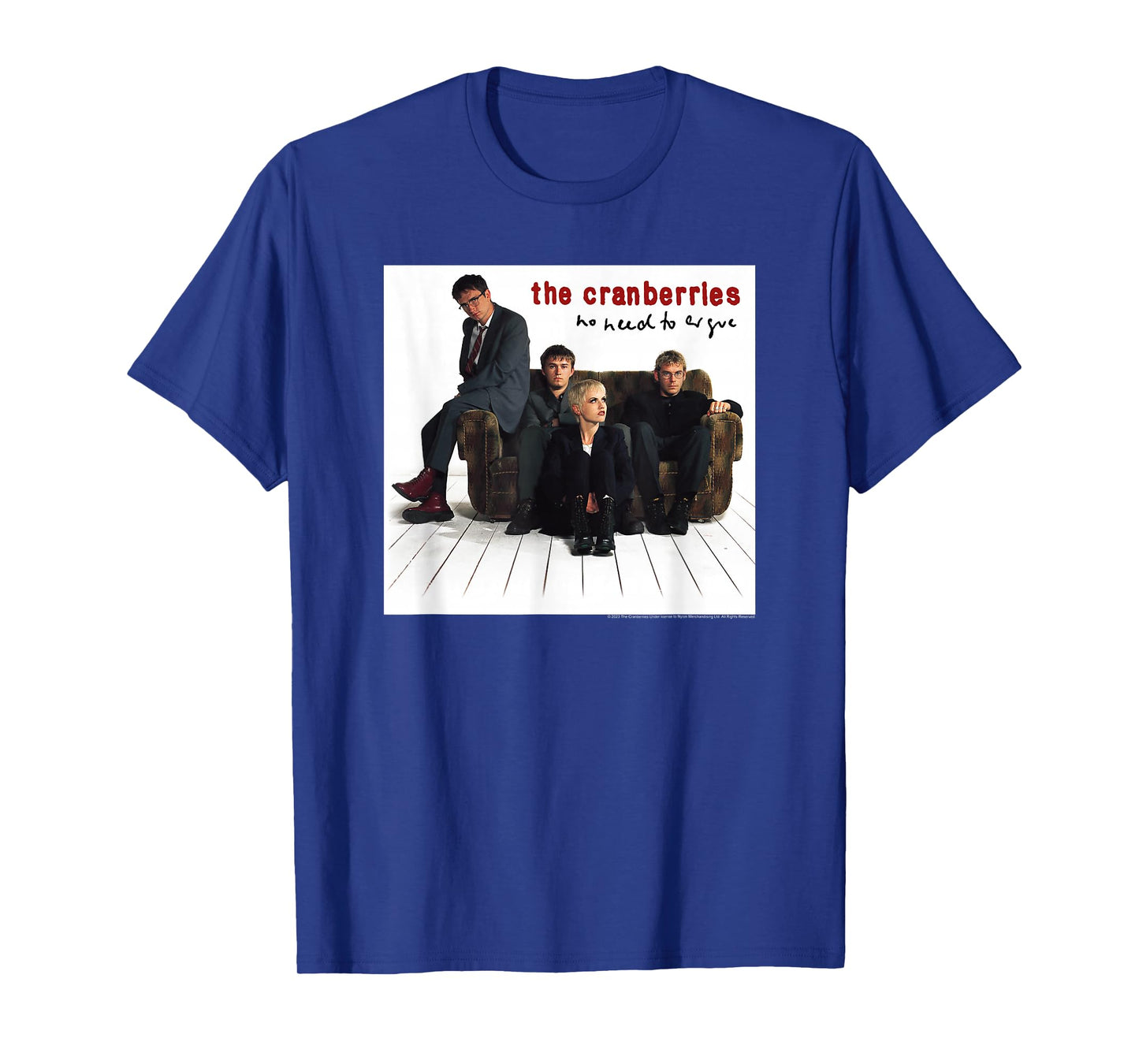 The Cranberries No Need to Argue Album Cover Vintage Band T-Shirt