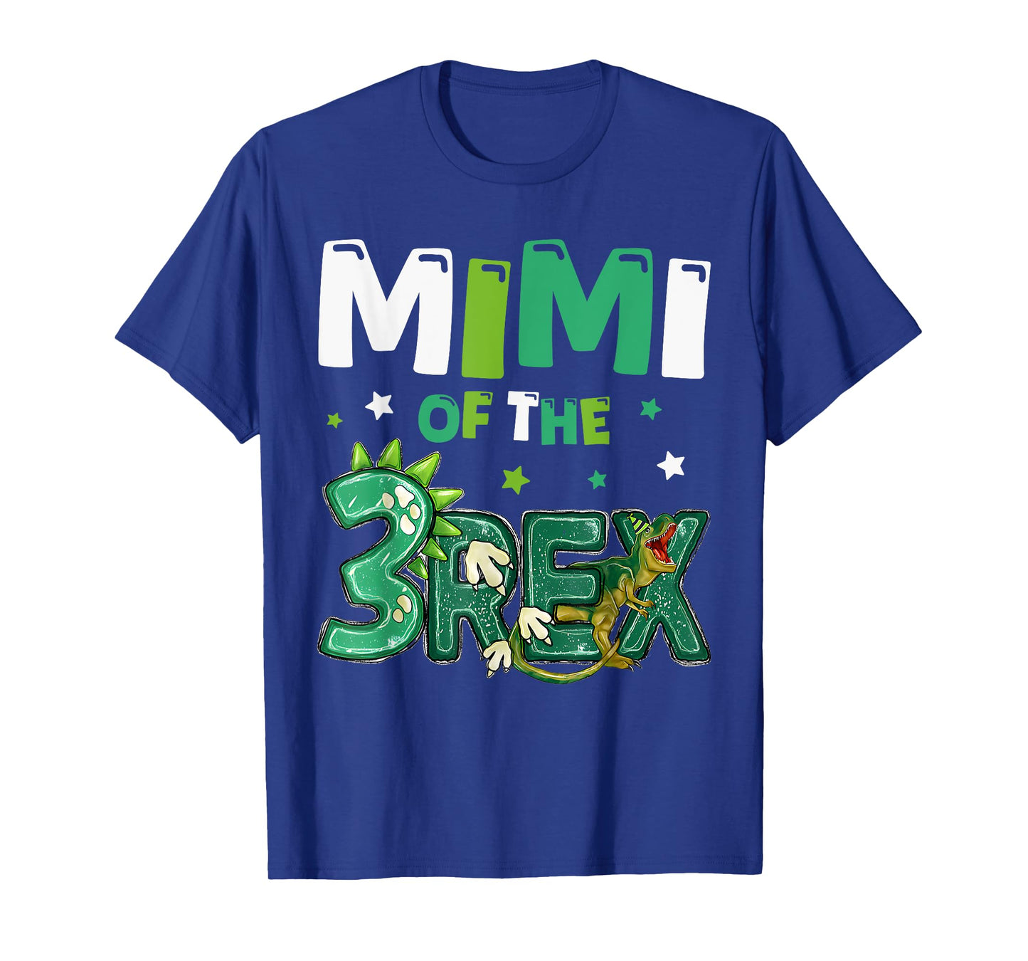 Mimi of the Three Rex Birthday Dinosaur Family Matching T-Shirt