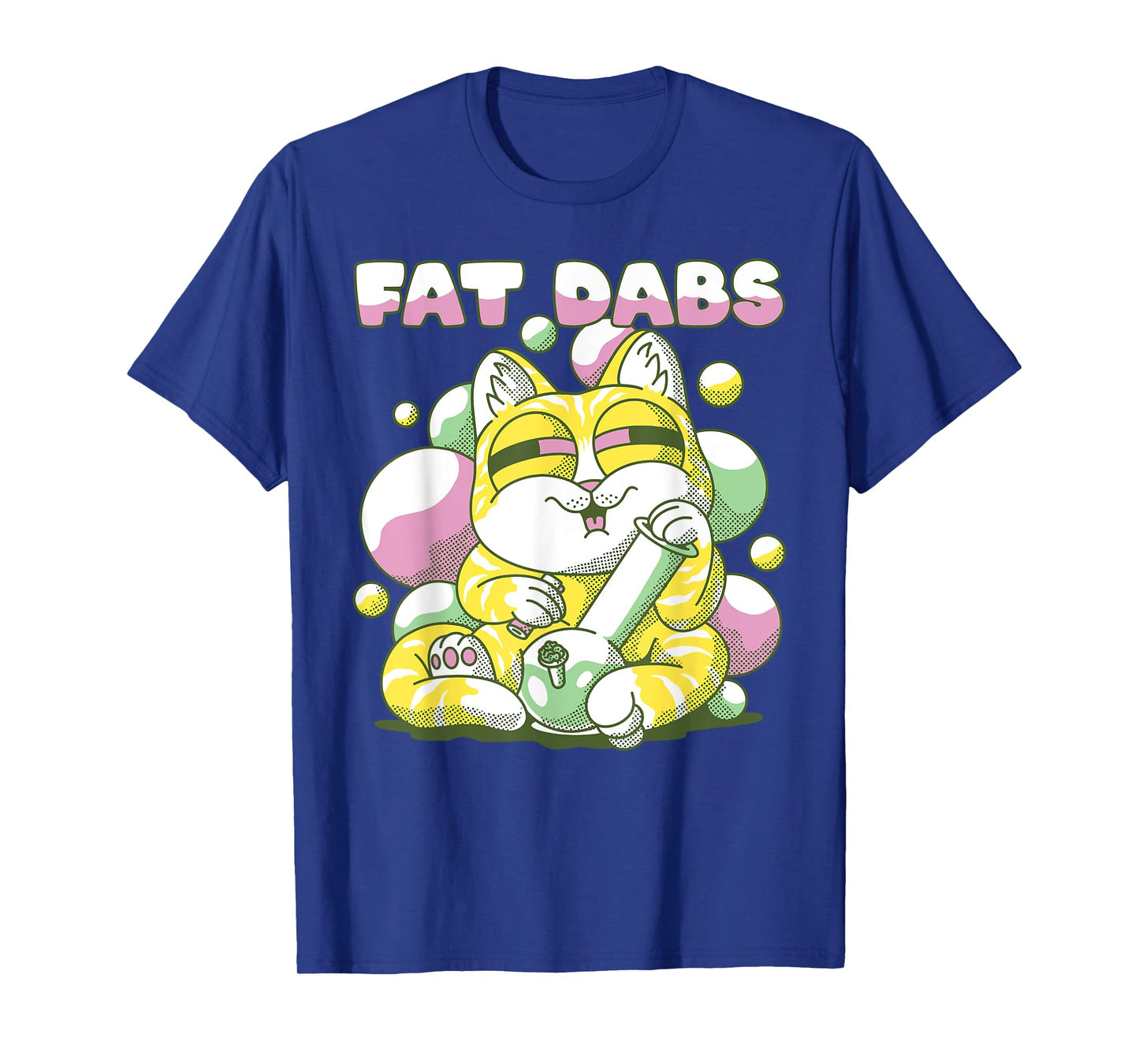Fat Dabs Cannabis Cat Bong Fat Weight Fitness T-Shirt