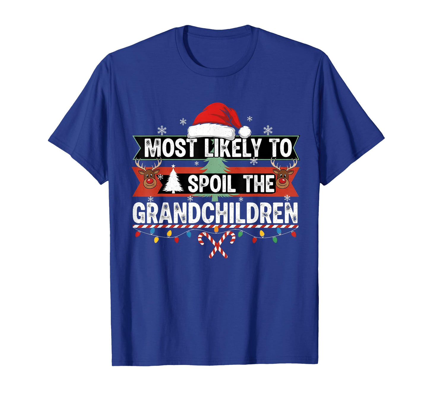 Christmas Party Most Likely to Spoil The Grandchild Fun T-Shirt