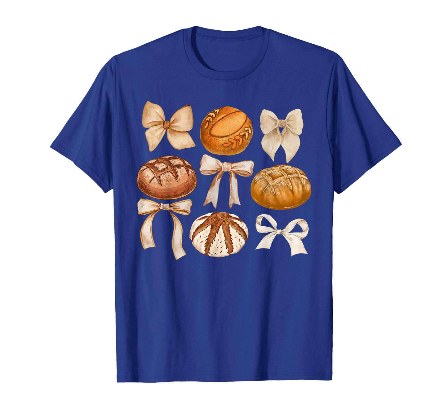 Vintage Coquette Bow Sourdough Bread Baking Baker Girl Mom T-Shirt