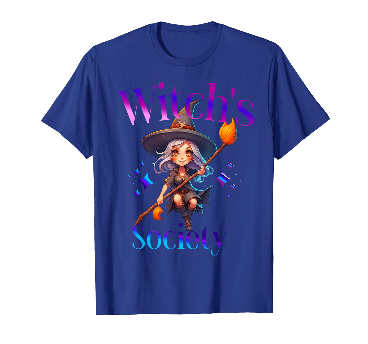 Halloween Witch Magic Cute Fantasy Spooky Broom Charm T-Shirt
