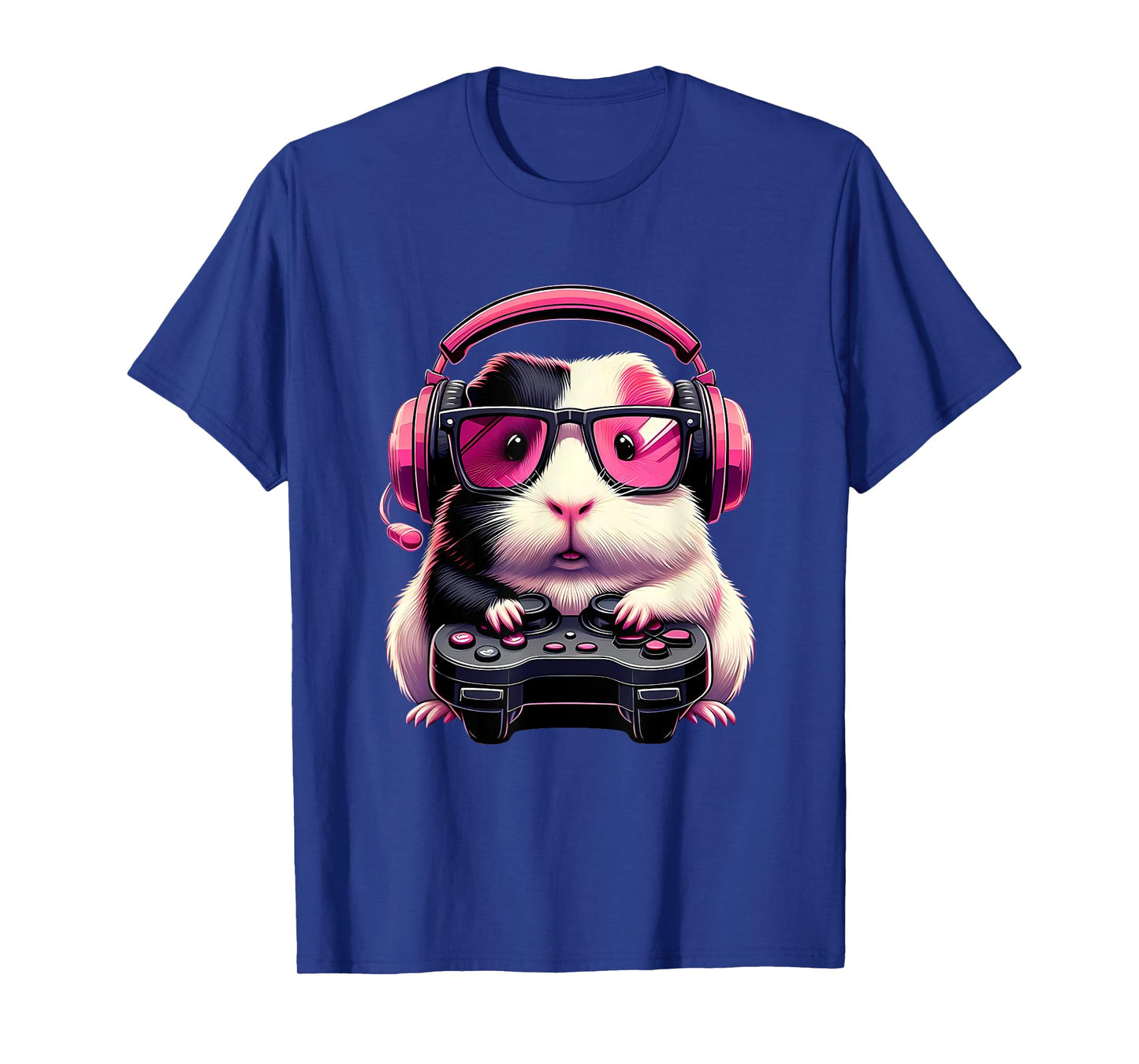 Guinea Pig Playing Video Games Guinea Pig Boy Kid Girl Gamer T-Shirt