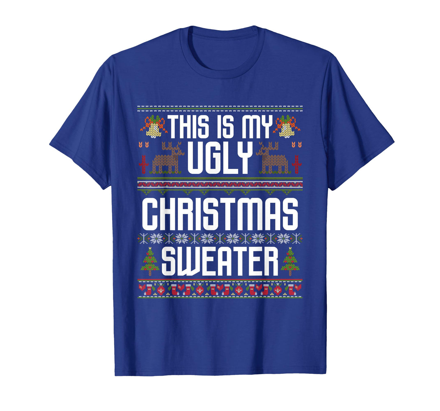 This is My Ugly Christmas Holiday Funny Xmas Matching Family T-Shirt