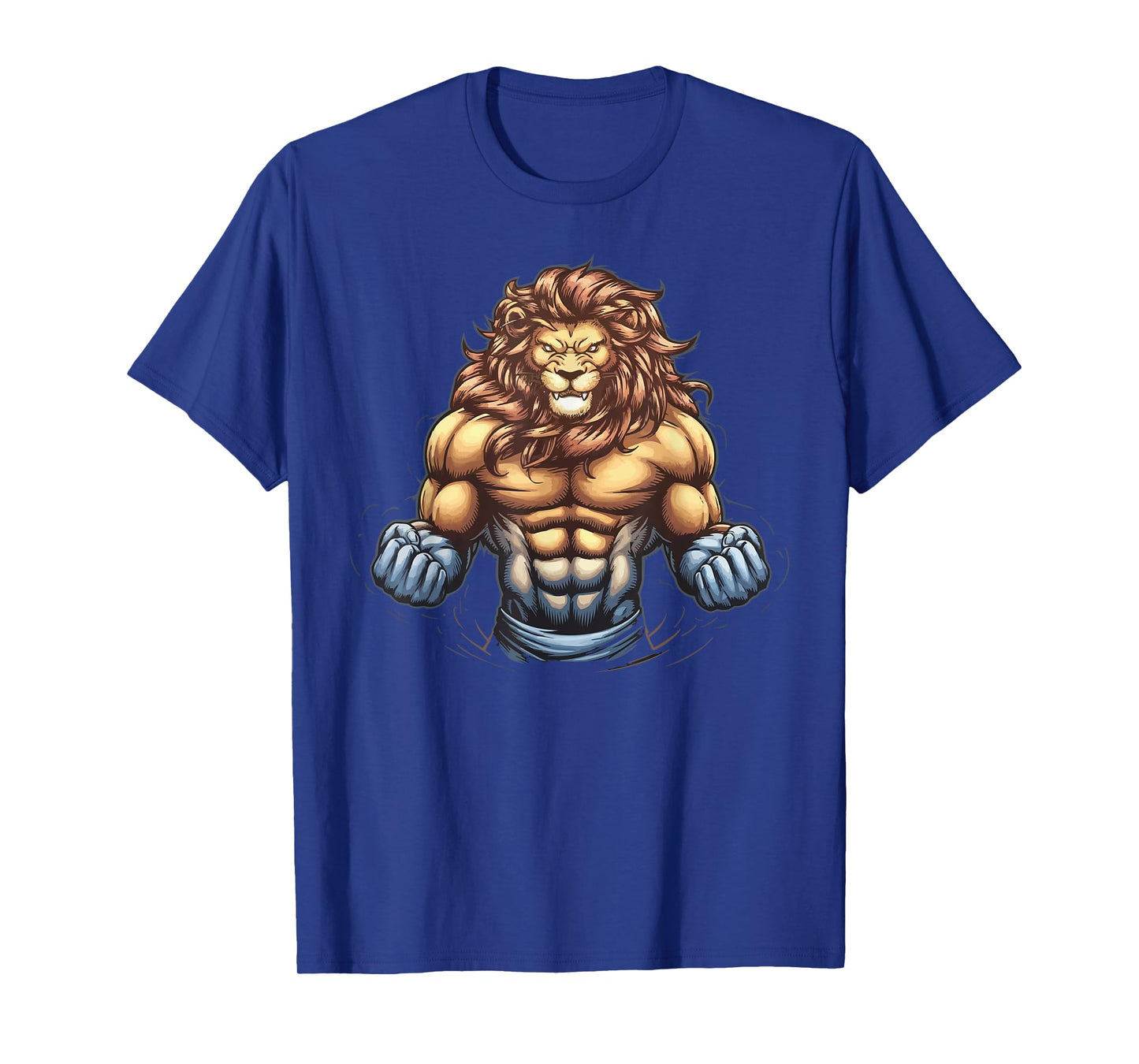 Bodybuilder Lion Lover Gym Wear Fitness Workout Bodybuilding T-Shirt