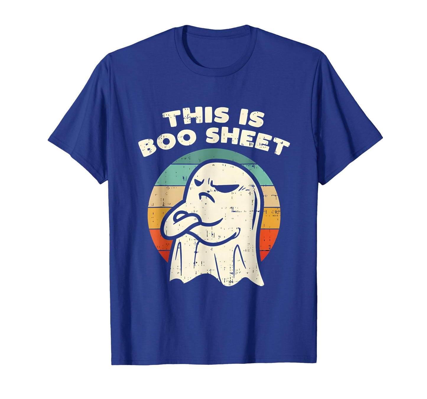 This is a Boo Sheet Ghost Retro Halloween Costume T-Shirt T-Shirt