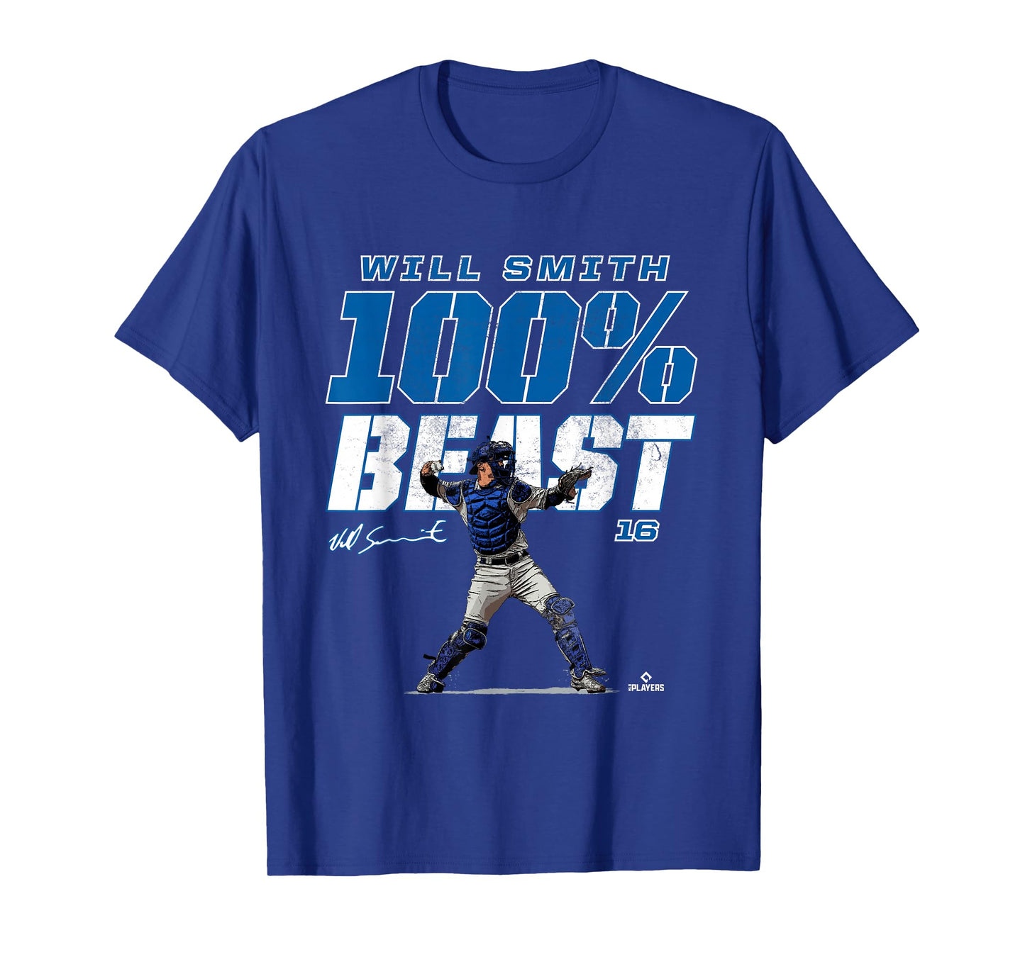 100% Beast Will Smith Los Angeles MLBPA T-Shirt
