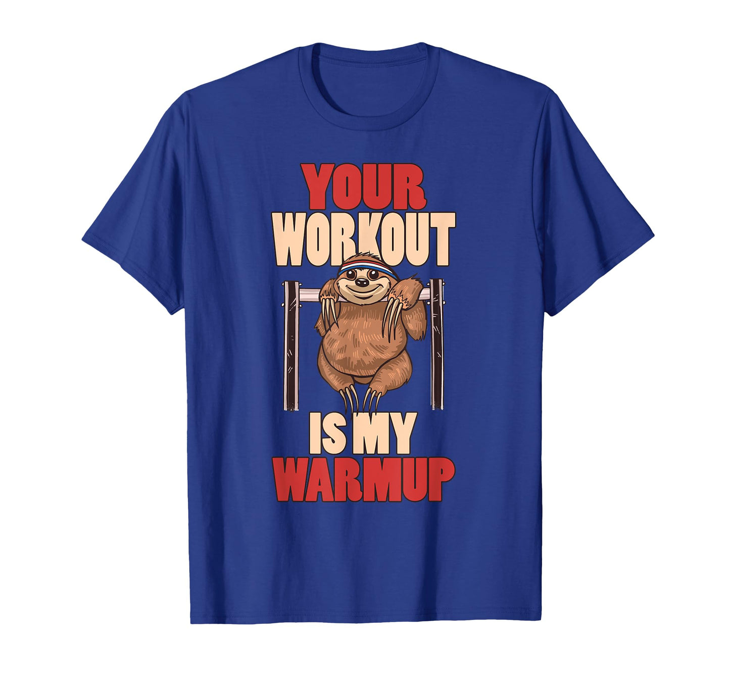 Sporty sloth calisthenic gymnastics Amateur T-Shirt