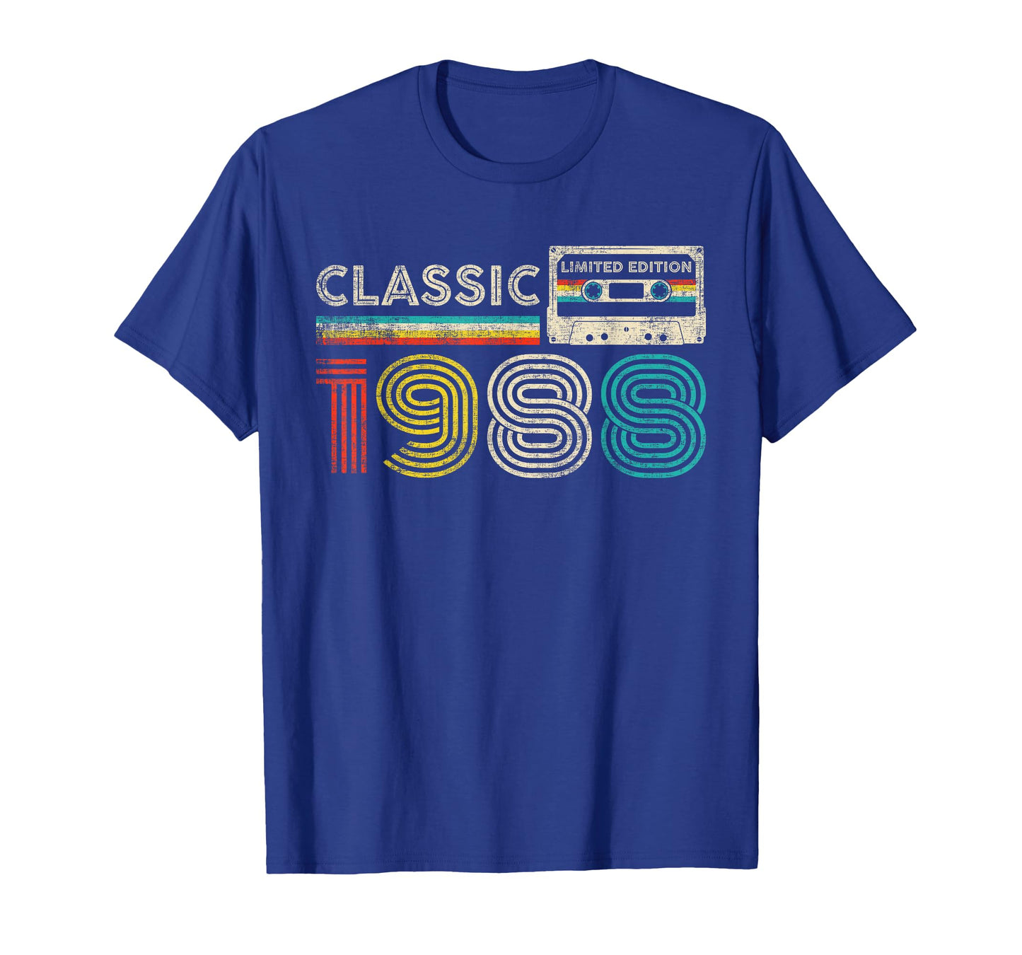 Classic 1988 Vintage 1988 Cassette Tape Men Women Birthday T-Shirt